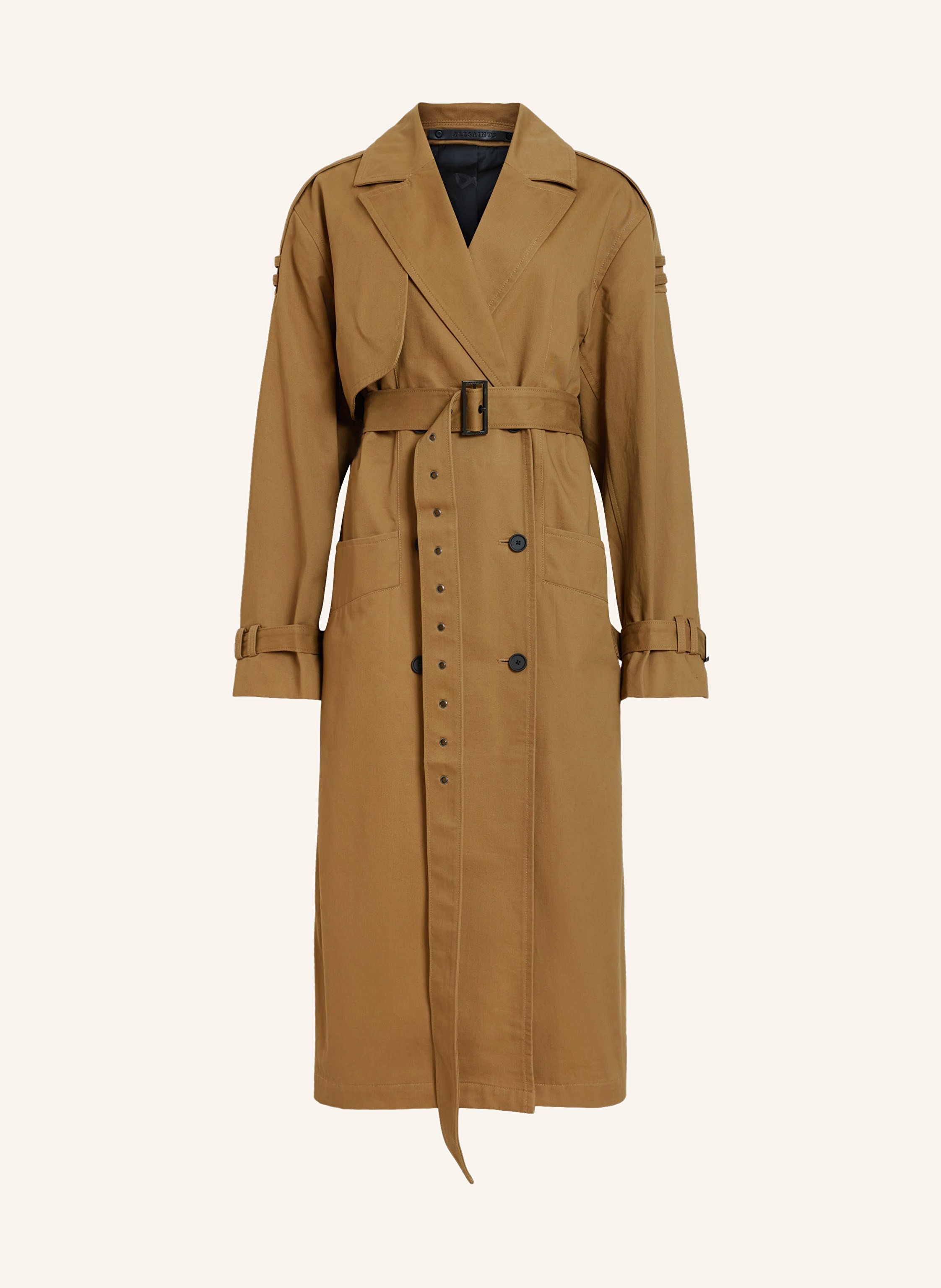All saints long coat clearance