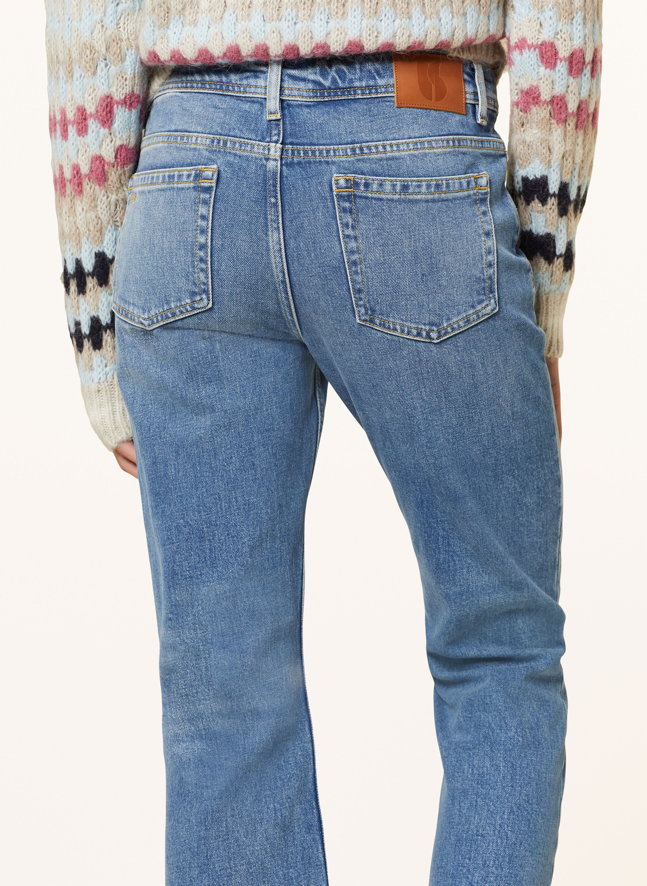 Ba&Sh Straight Jeans Booty blau – Bild 2