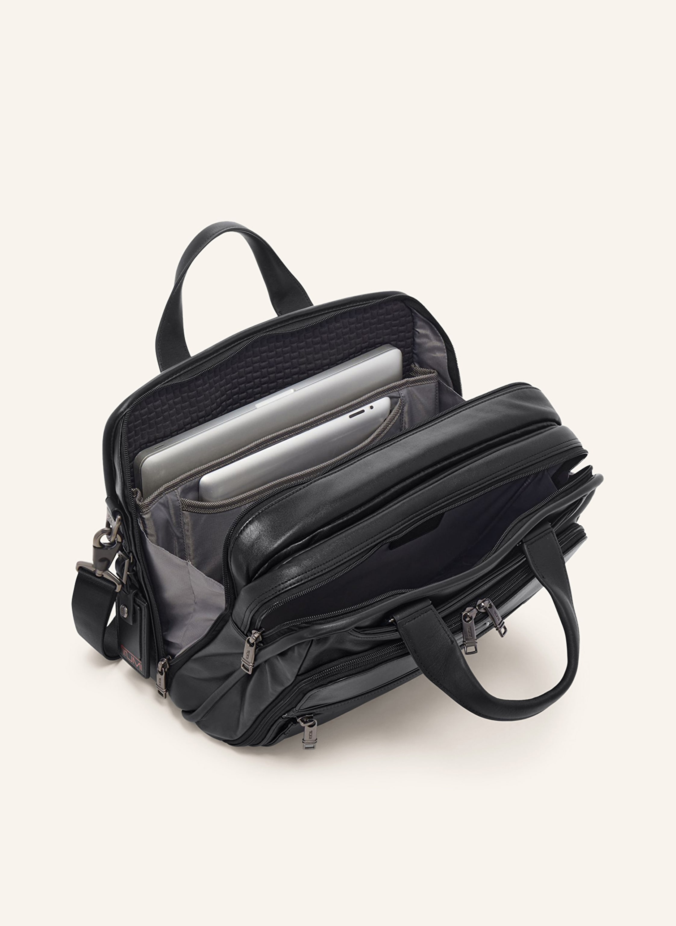 Thumbnail - Tumi Alpha Laptop-Tasche Organizer Brief schwarz