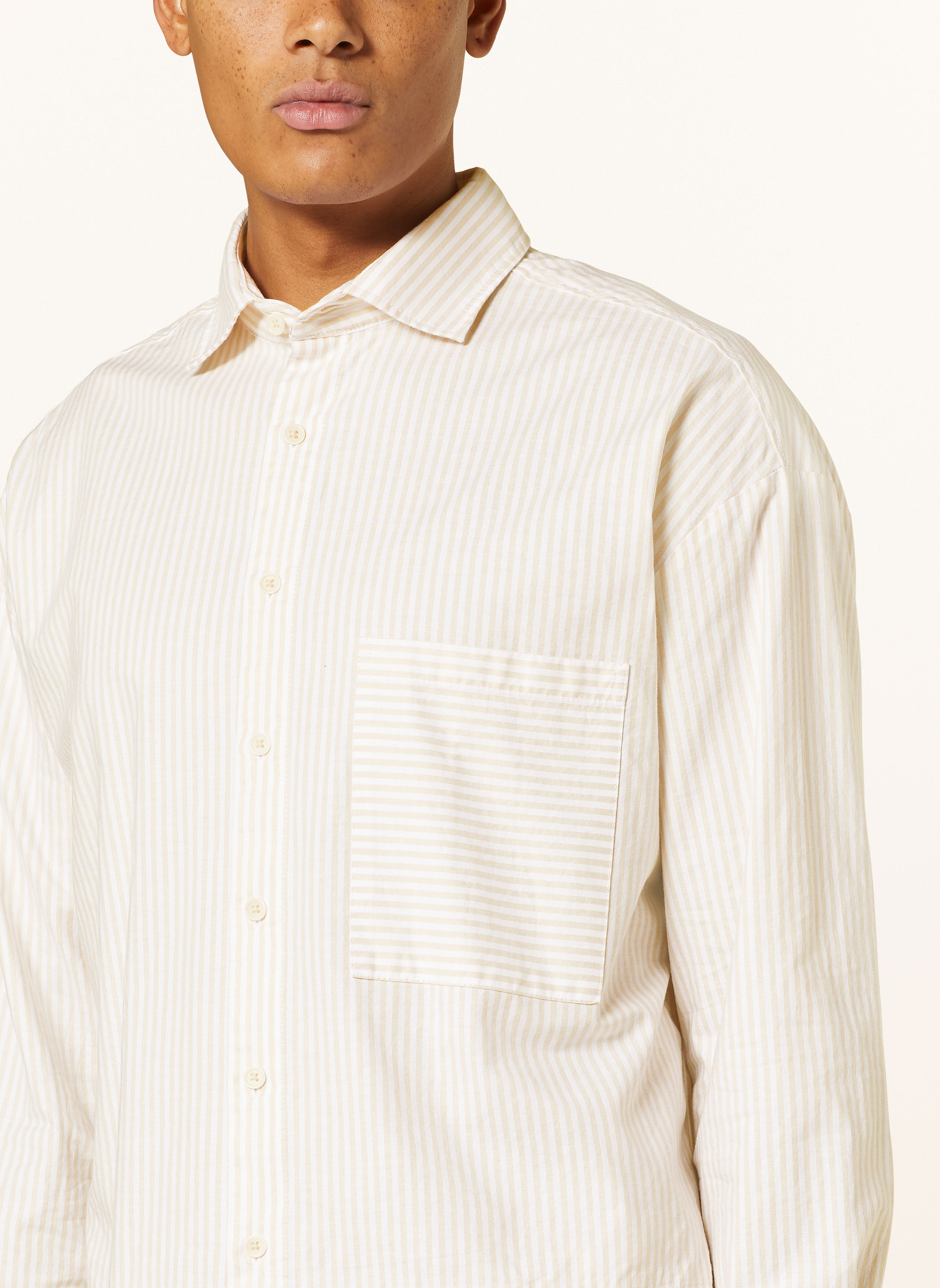 Thumbnail - Olymp Hemd Relaxed Fit beige