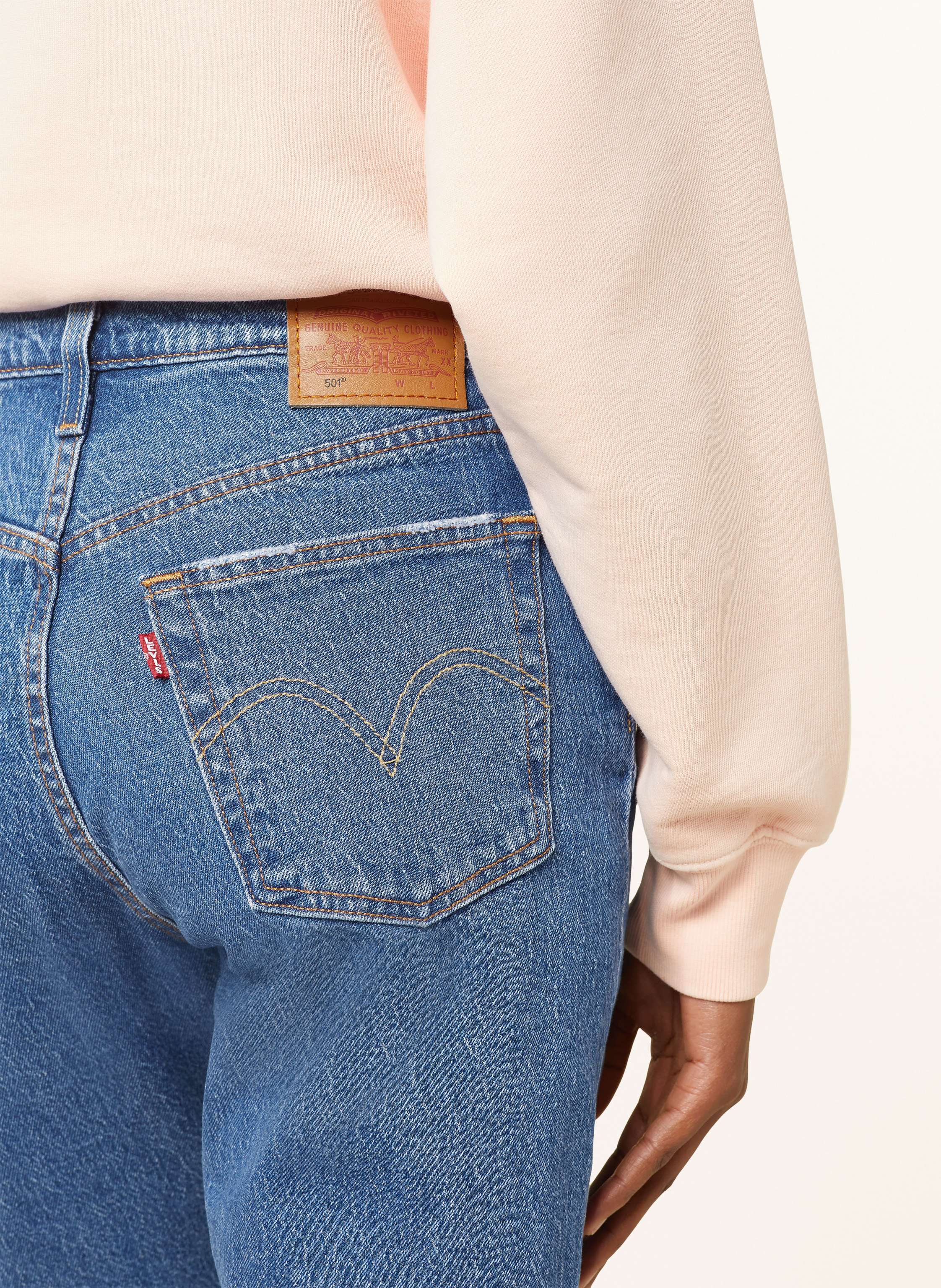 Levi's® Straight Jeans 501 blau – Bild 2
