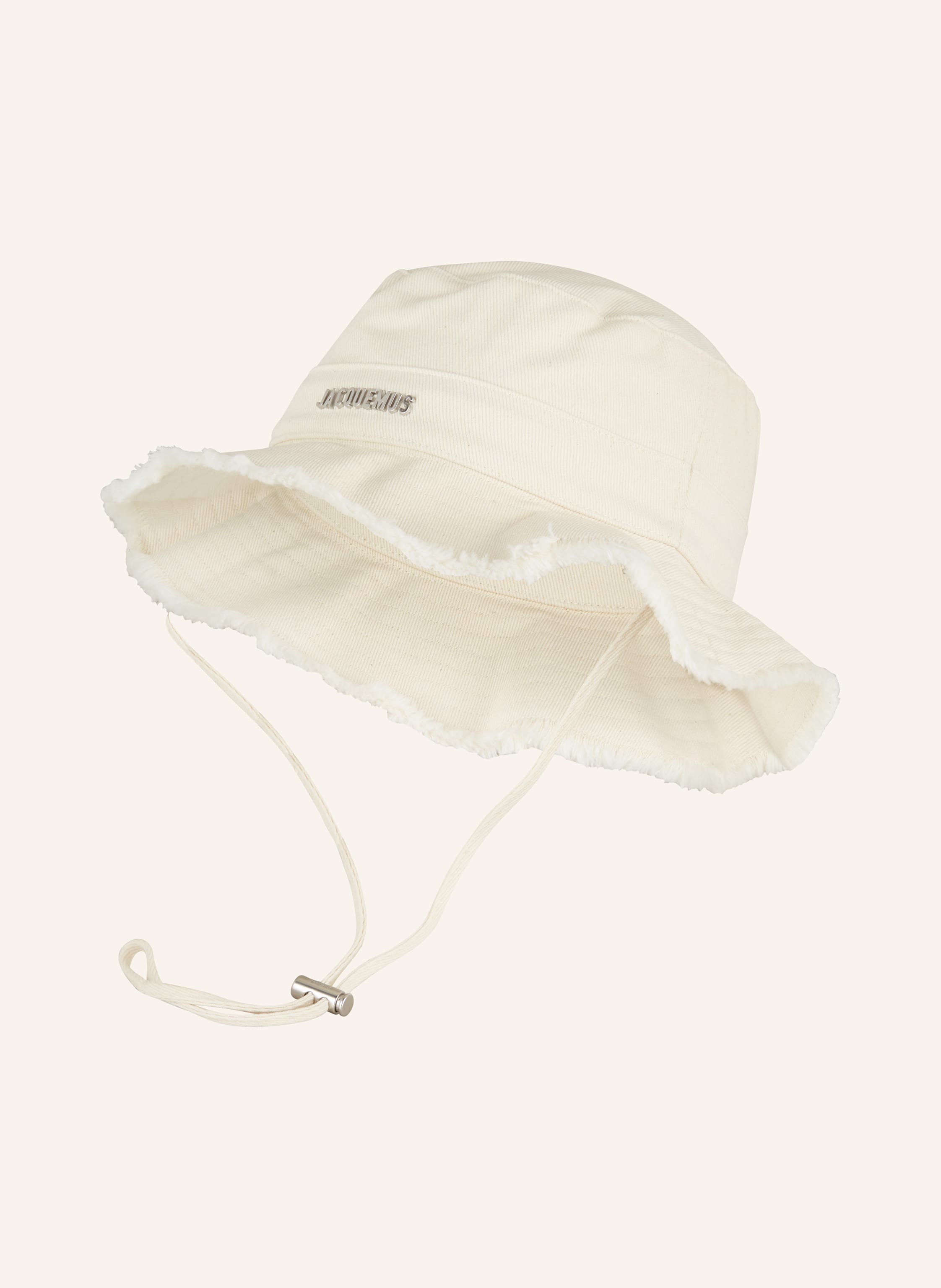 Jacquemus Jacquemus Bucket-Hat Le Bob Artichaut weiss in ECRU