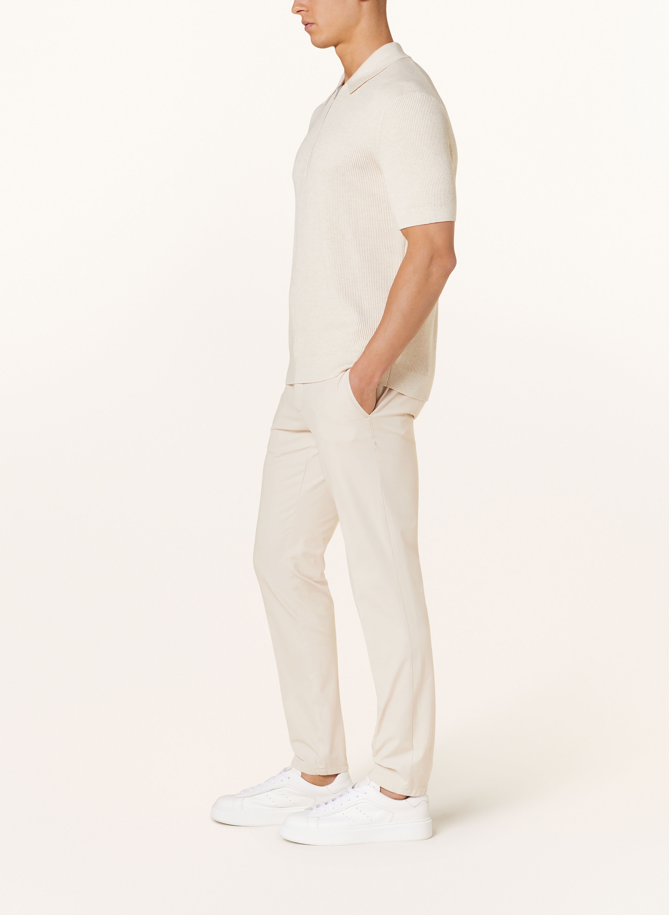 Thumbnail - Alberto Chino Rob Slim Fit beige