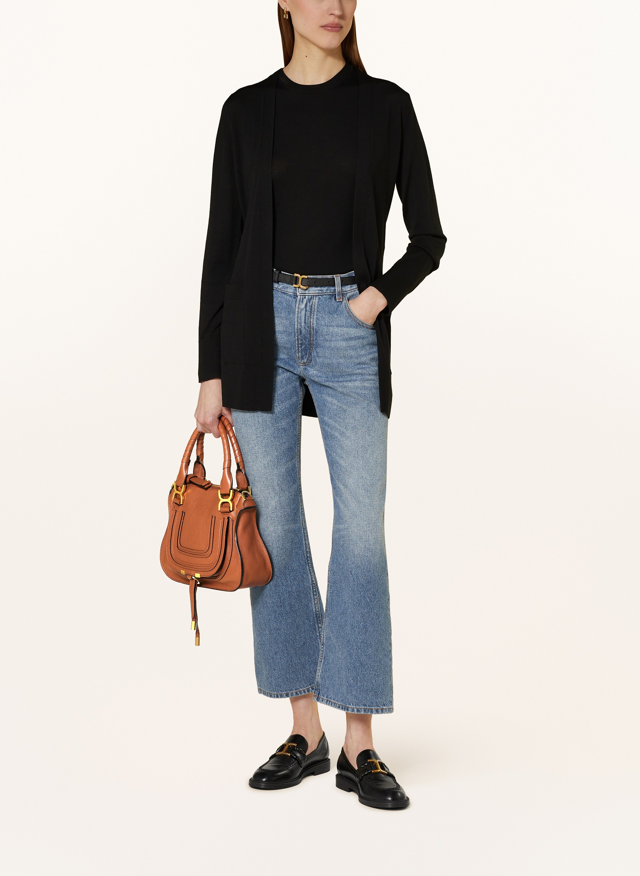Thumbnail - Chloé Handtasche Marcie braun