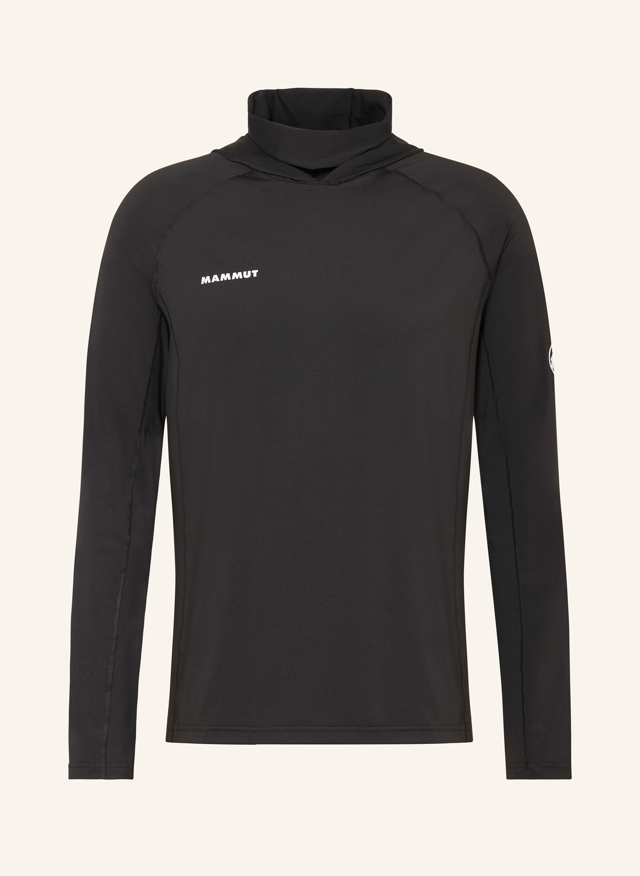 MAMMUT Longsleeve SELUN mit UV-Schutz 50+ in schwarz