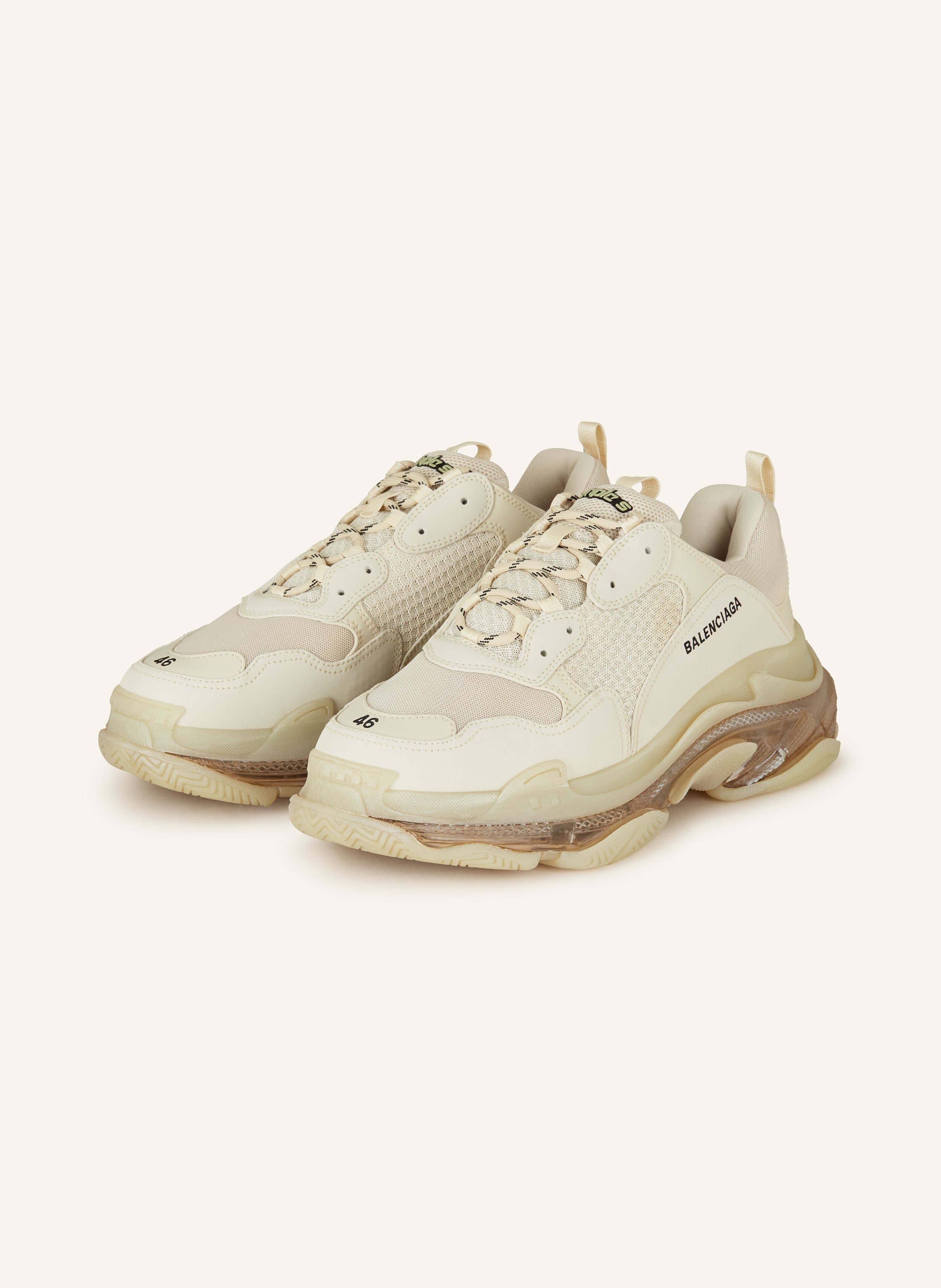 BALENCIAGA Sneaker TRIPLE S in creme ecru