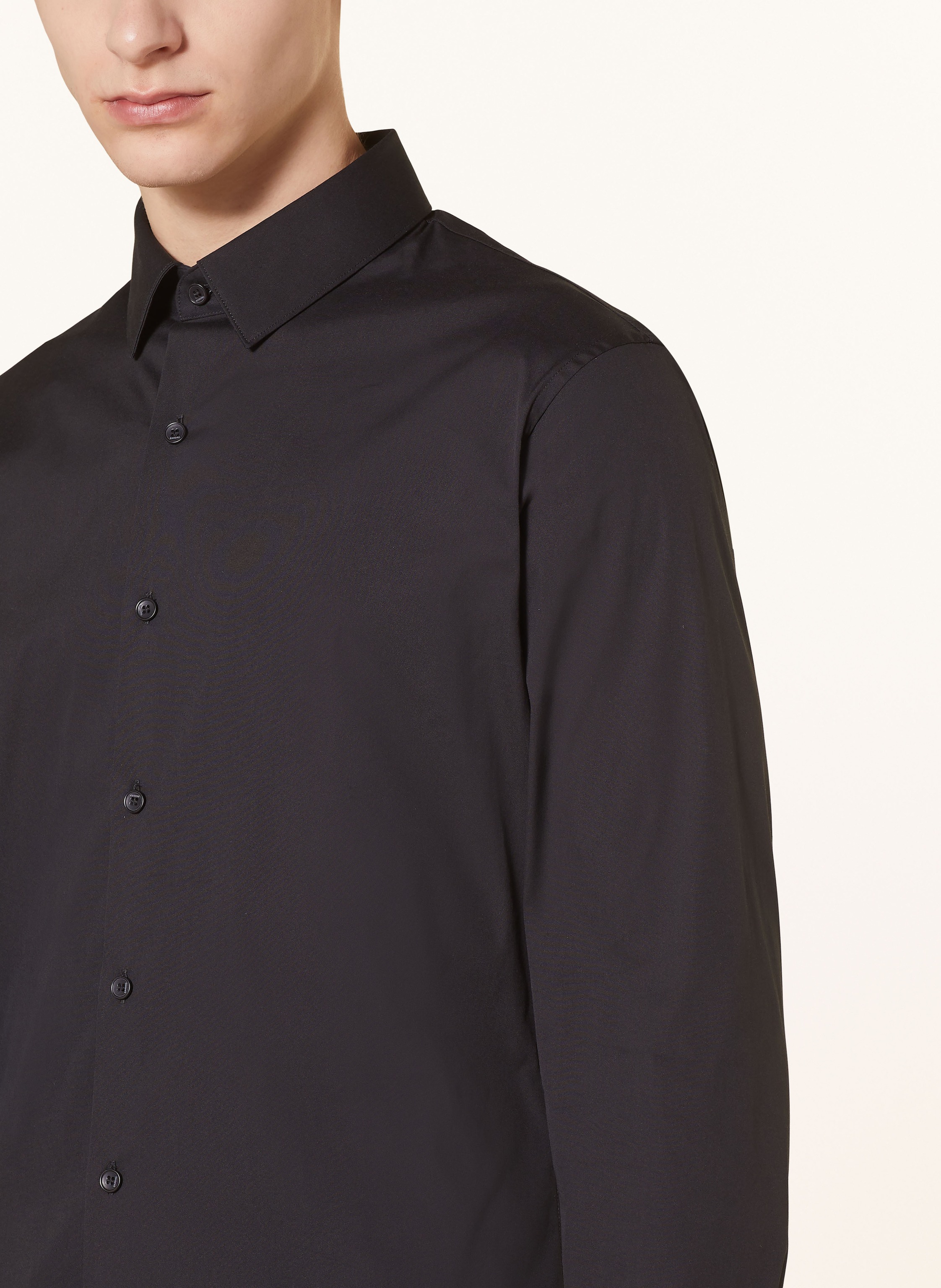 Thumbnail - Sandro Hemd Extra Slim Fit schwarz