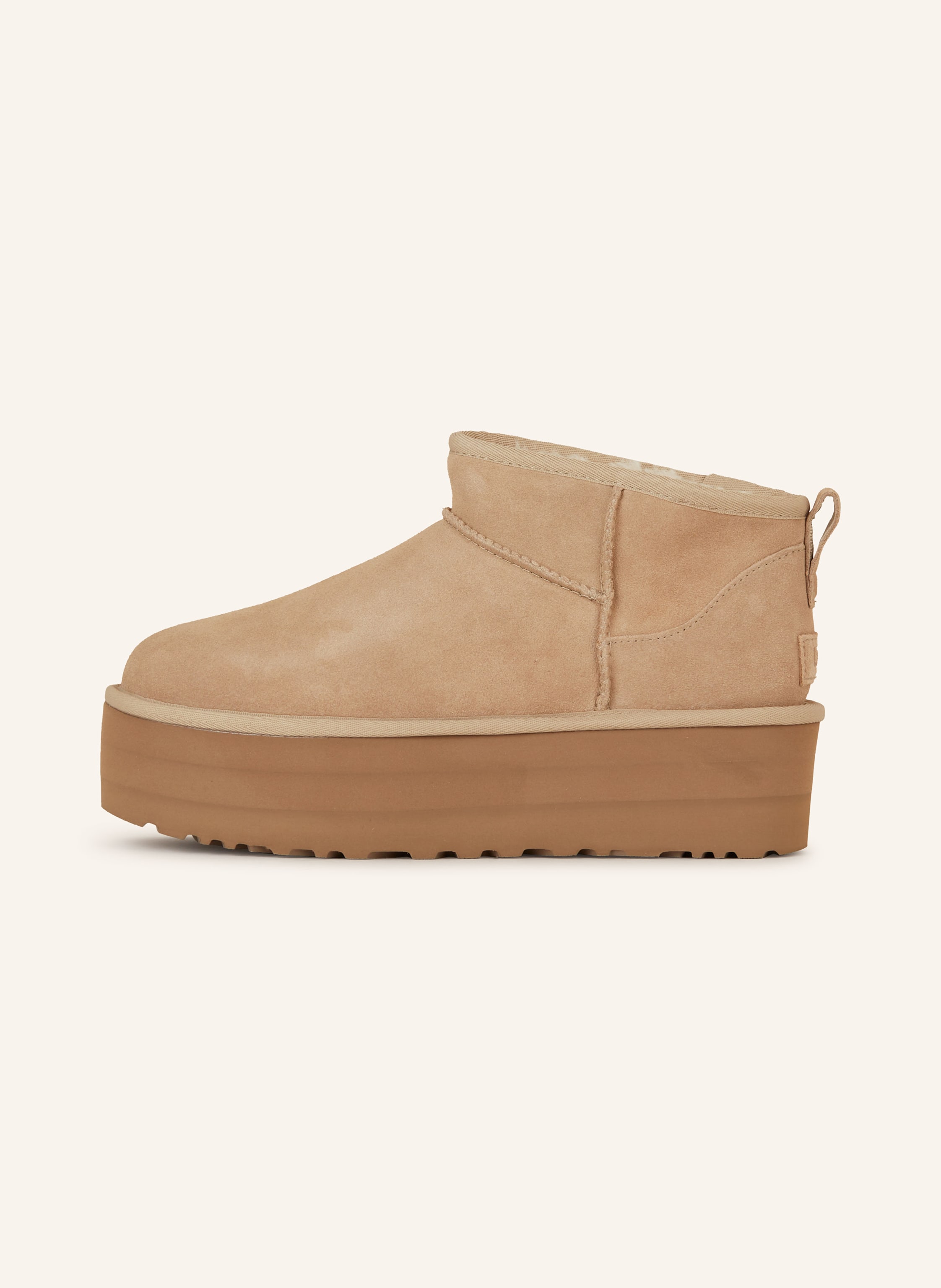 Thumbnail - Ugg Plateau-Boots Classic Ultra Mini Platform beige