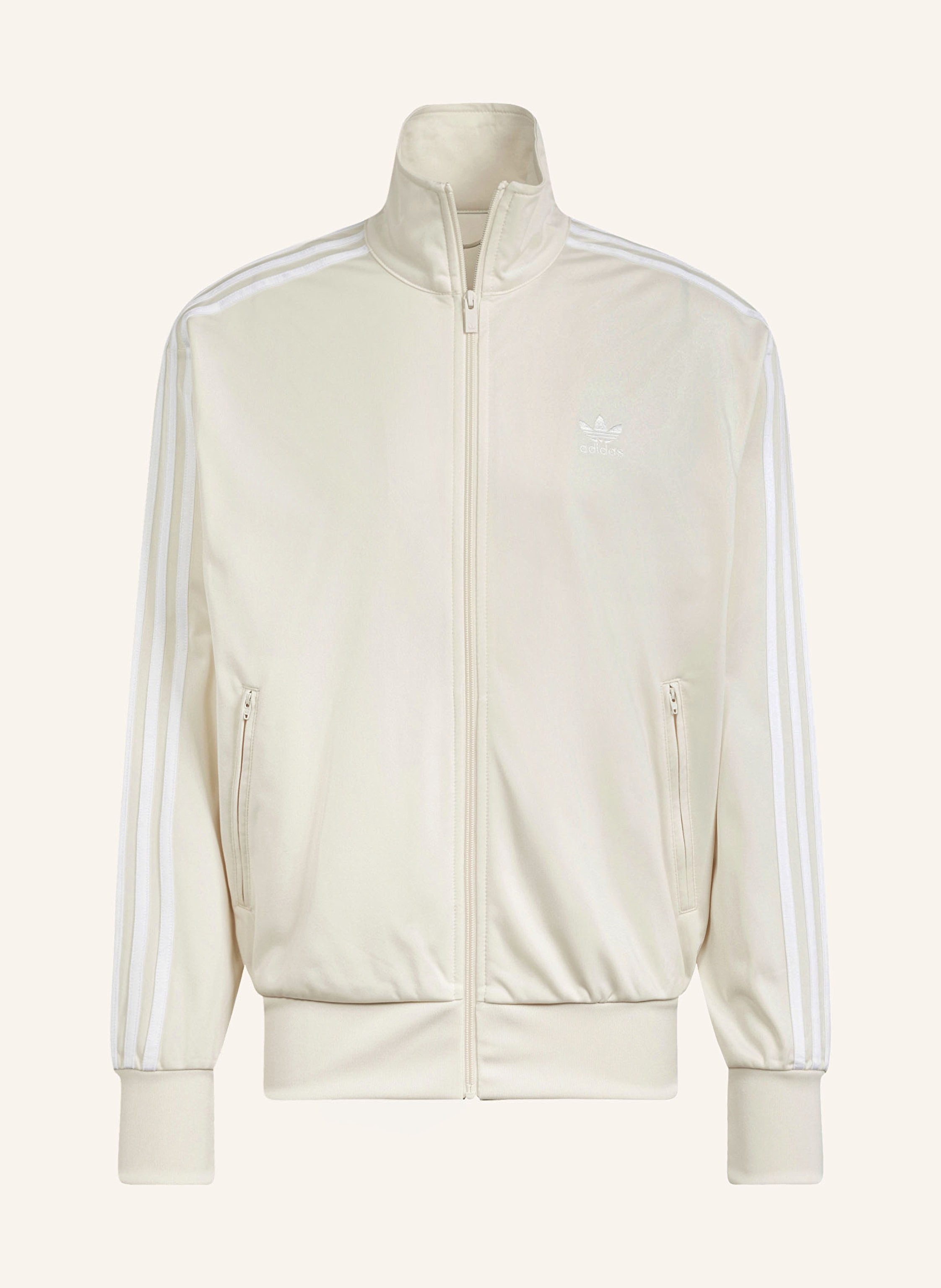 Adidas white leather jacket online