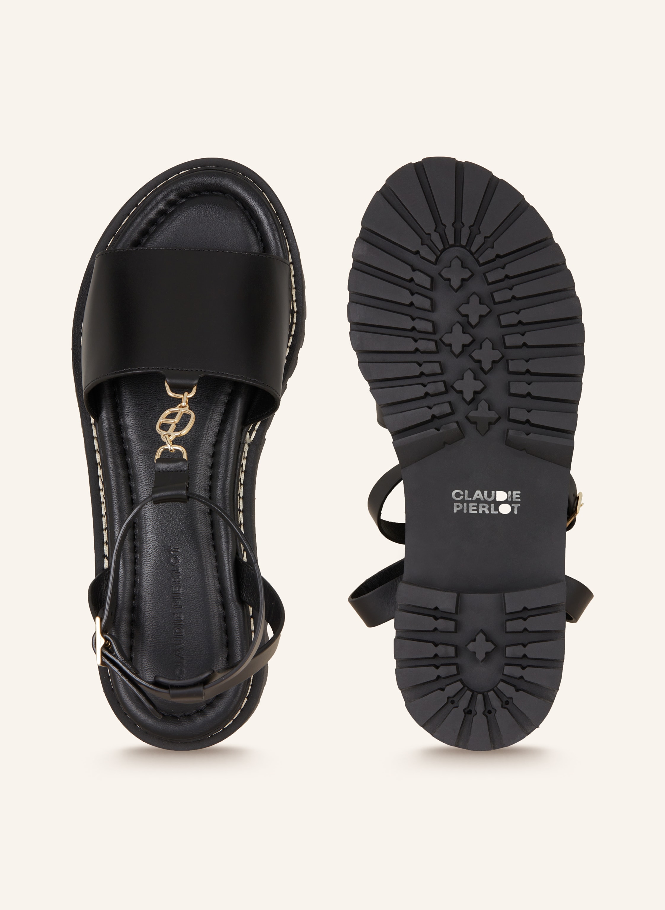 Claudie Pierlot Sandalen schwarz – Bild 2