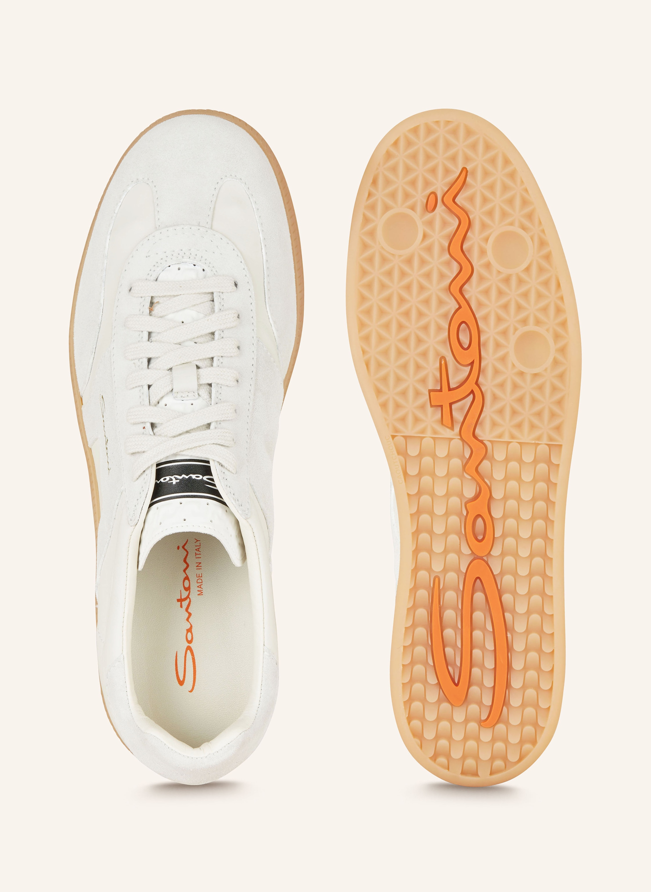Thumbnail - Santoni Sneaker Olympic 1 weiss