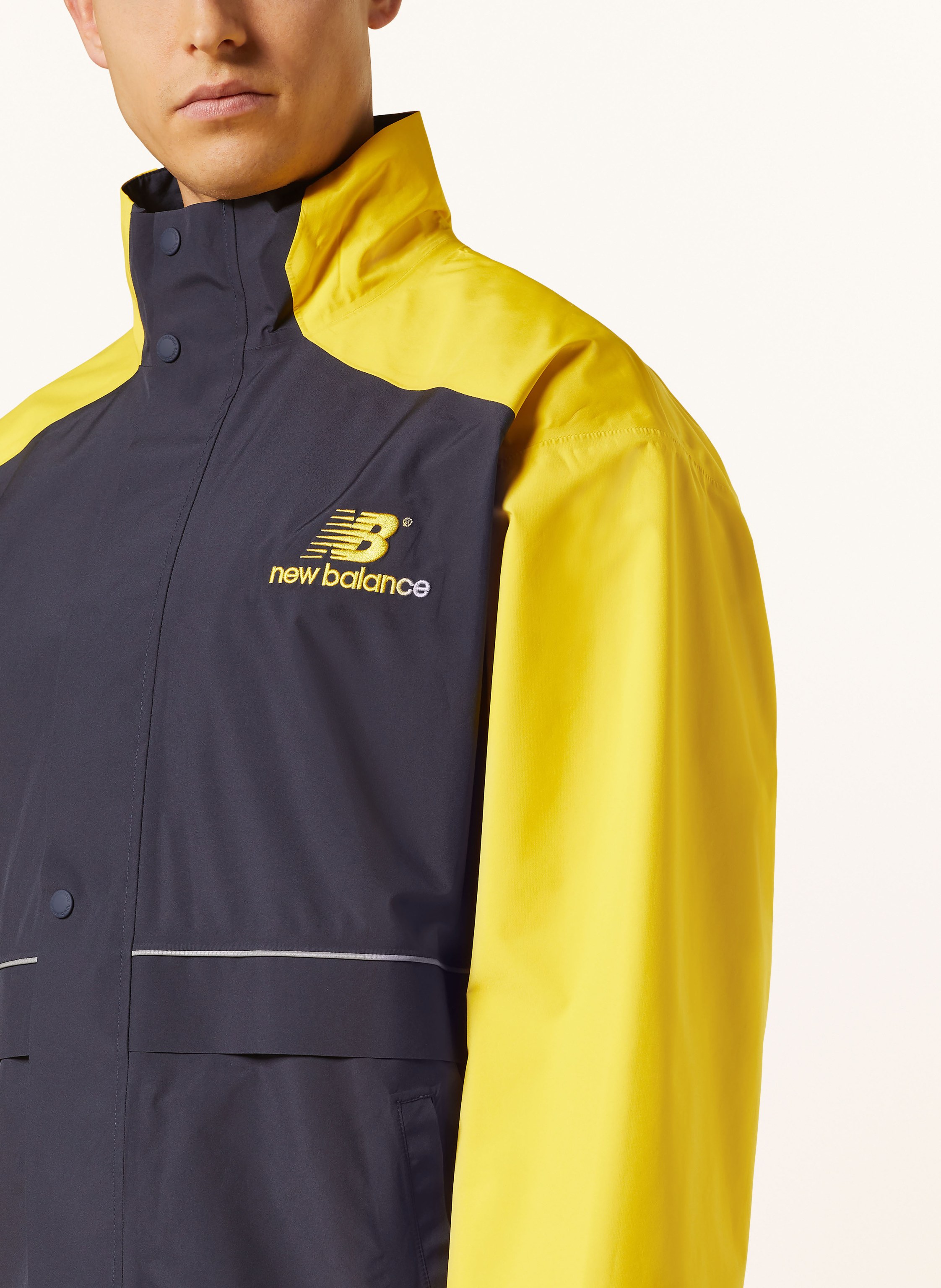 Thumbnail - New Balance Funktionsjacke Archive Waterpproof blau