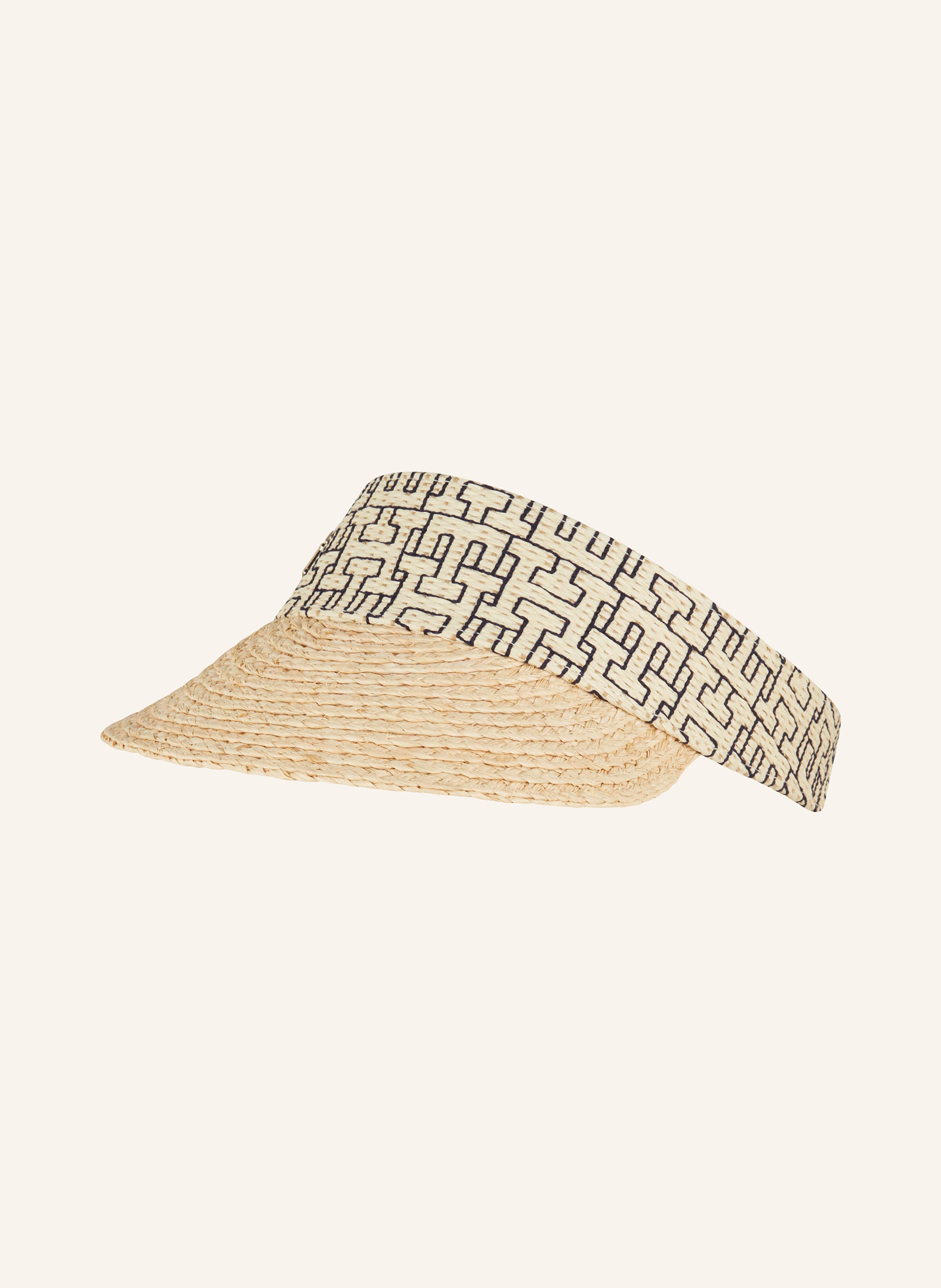 TOMMY HILFIGER Visor cap in light brown blue