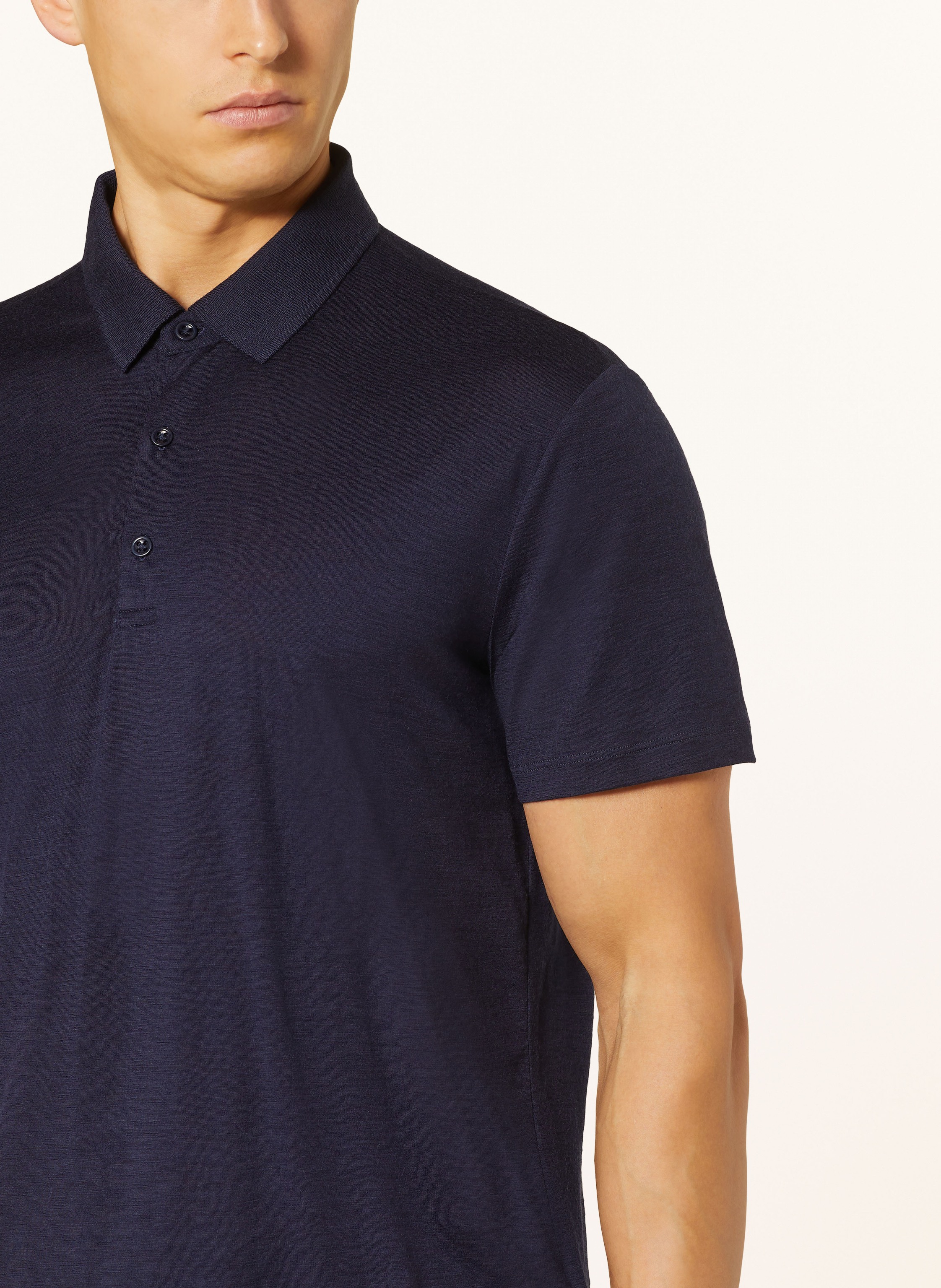 Thumbnail - Icebreaker Funktions-Poloshirt 150 Tech Lite Iii Aus Merinowolle blau