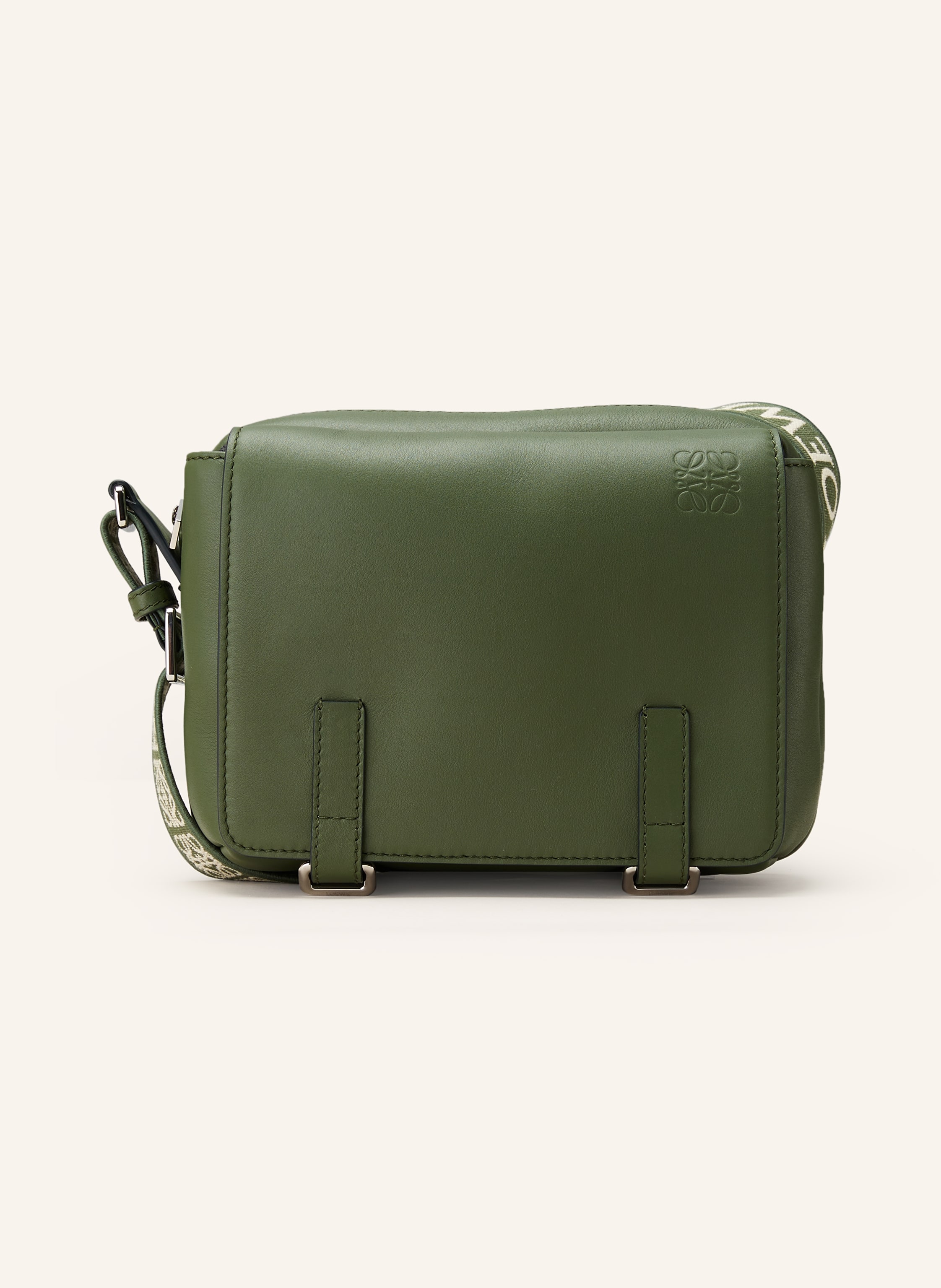 LOEWE Umhängetasche MILITARY MESSENGER XS in grün