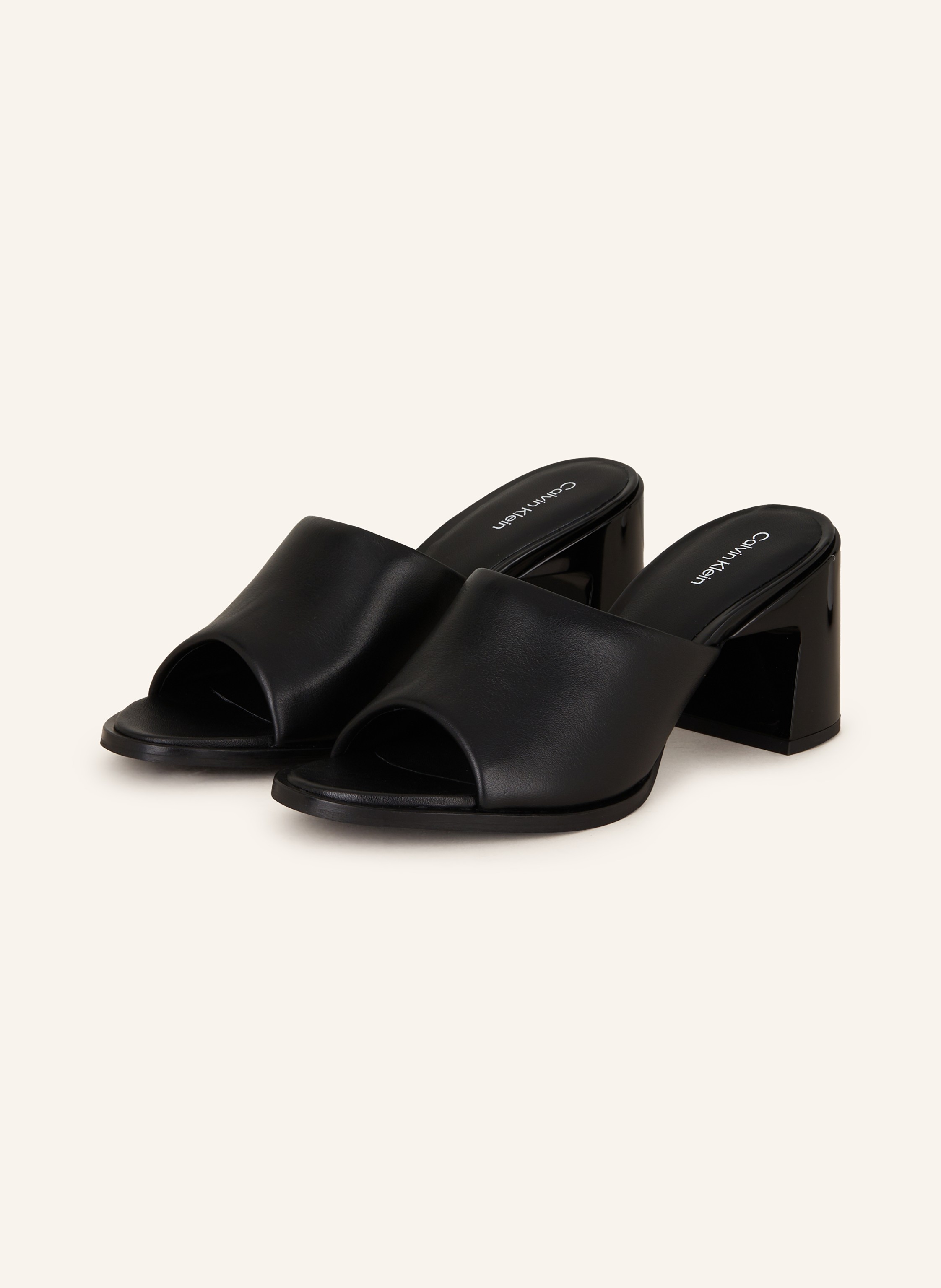 Calvin klein mules sale black