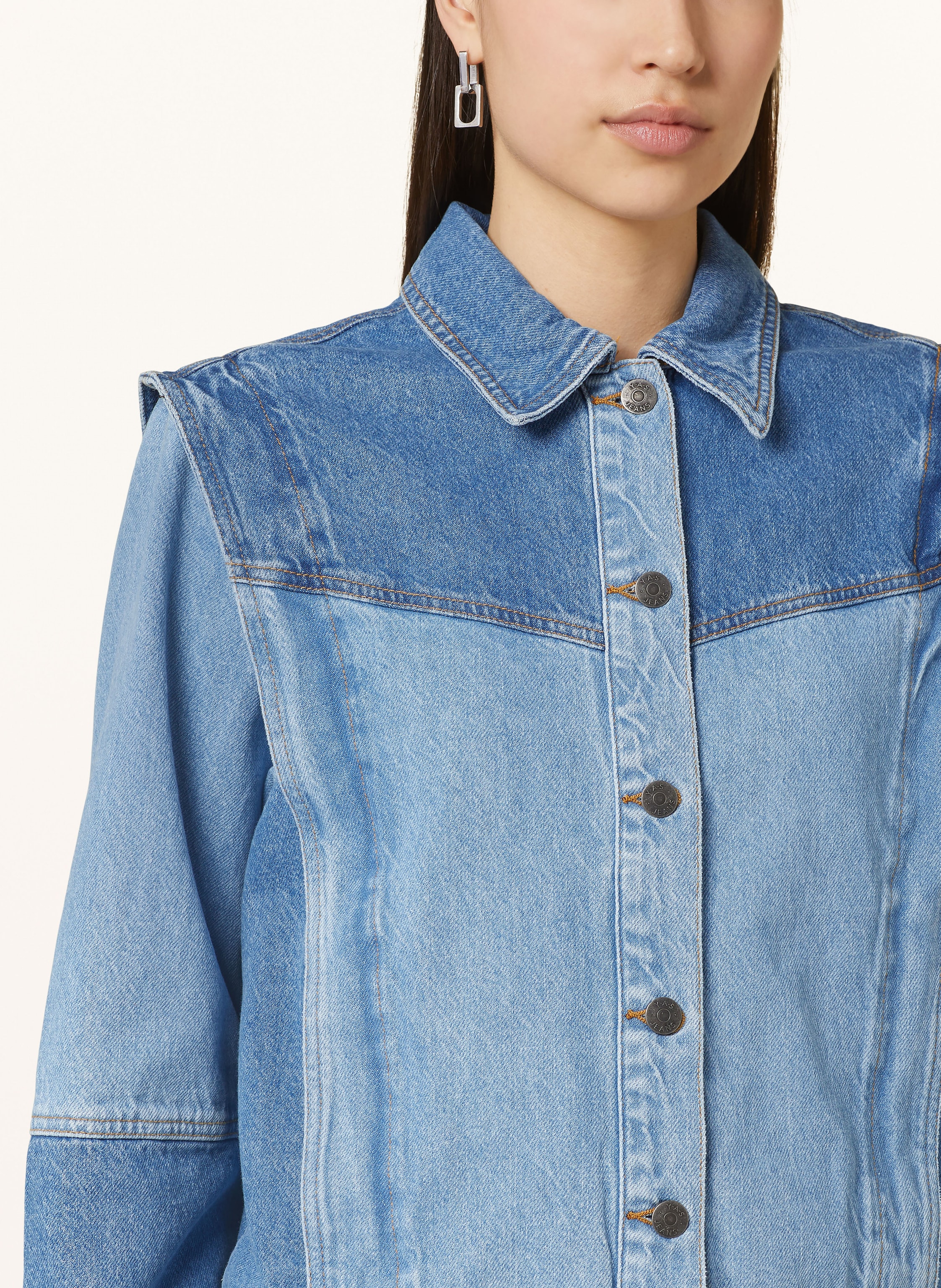 Thumbnail - Y.A.S. Jeansjacke blau