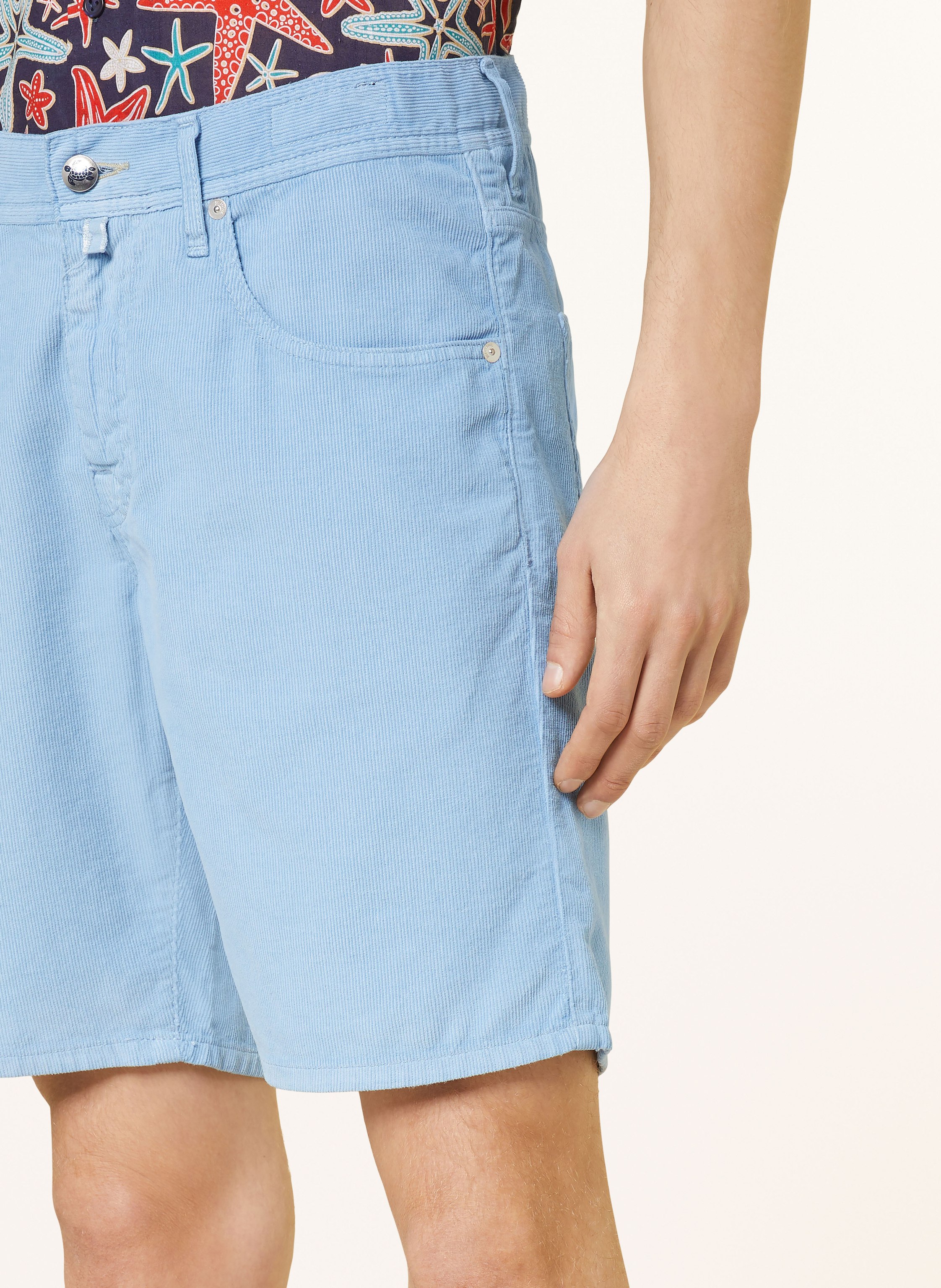 Thumbnail - Vilebrequin Cordshorts Garonne blau