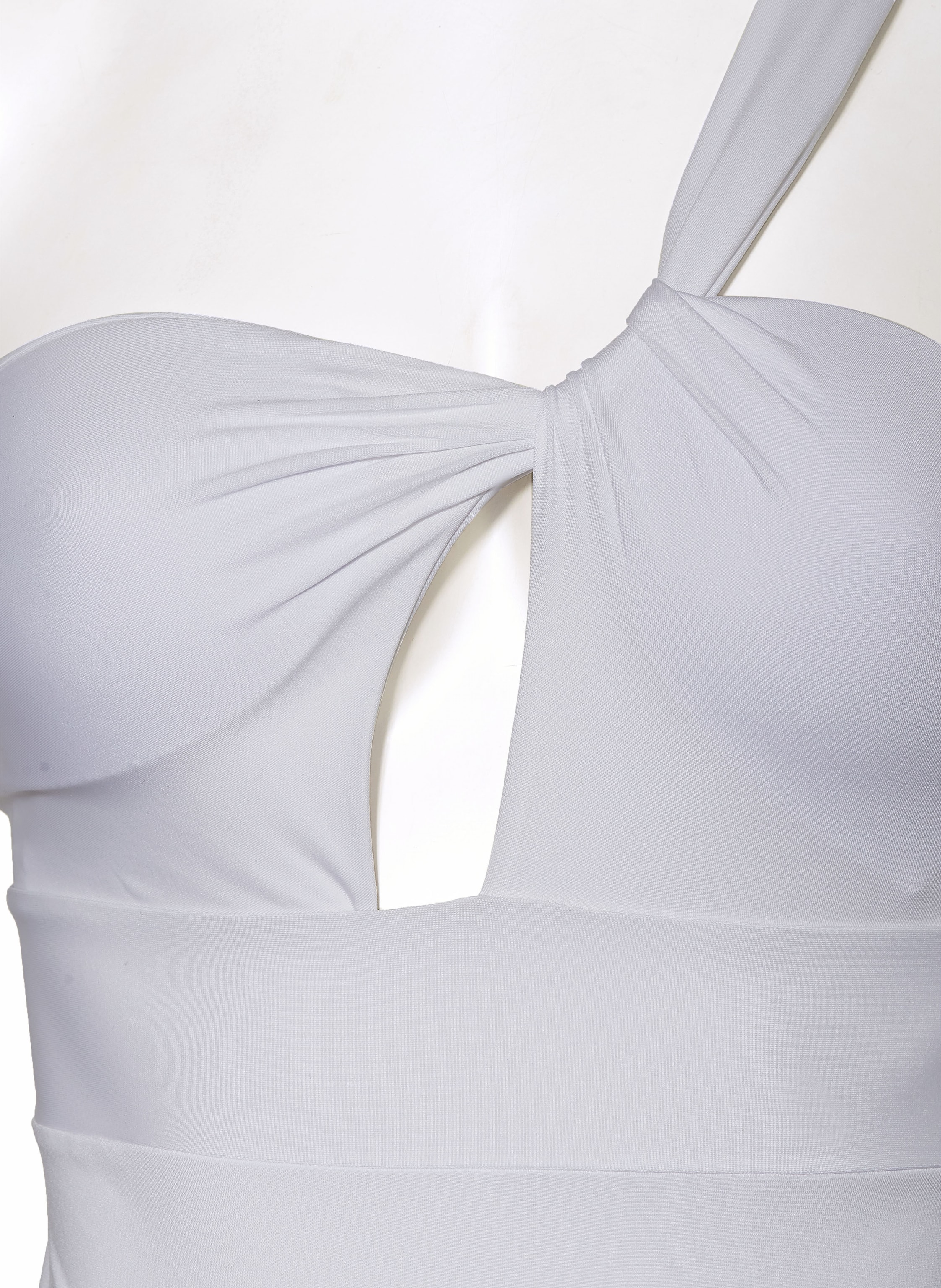 Thumbnail - Max Mara Beachwear One-Shoulder-Badeanzug Corine weiss