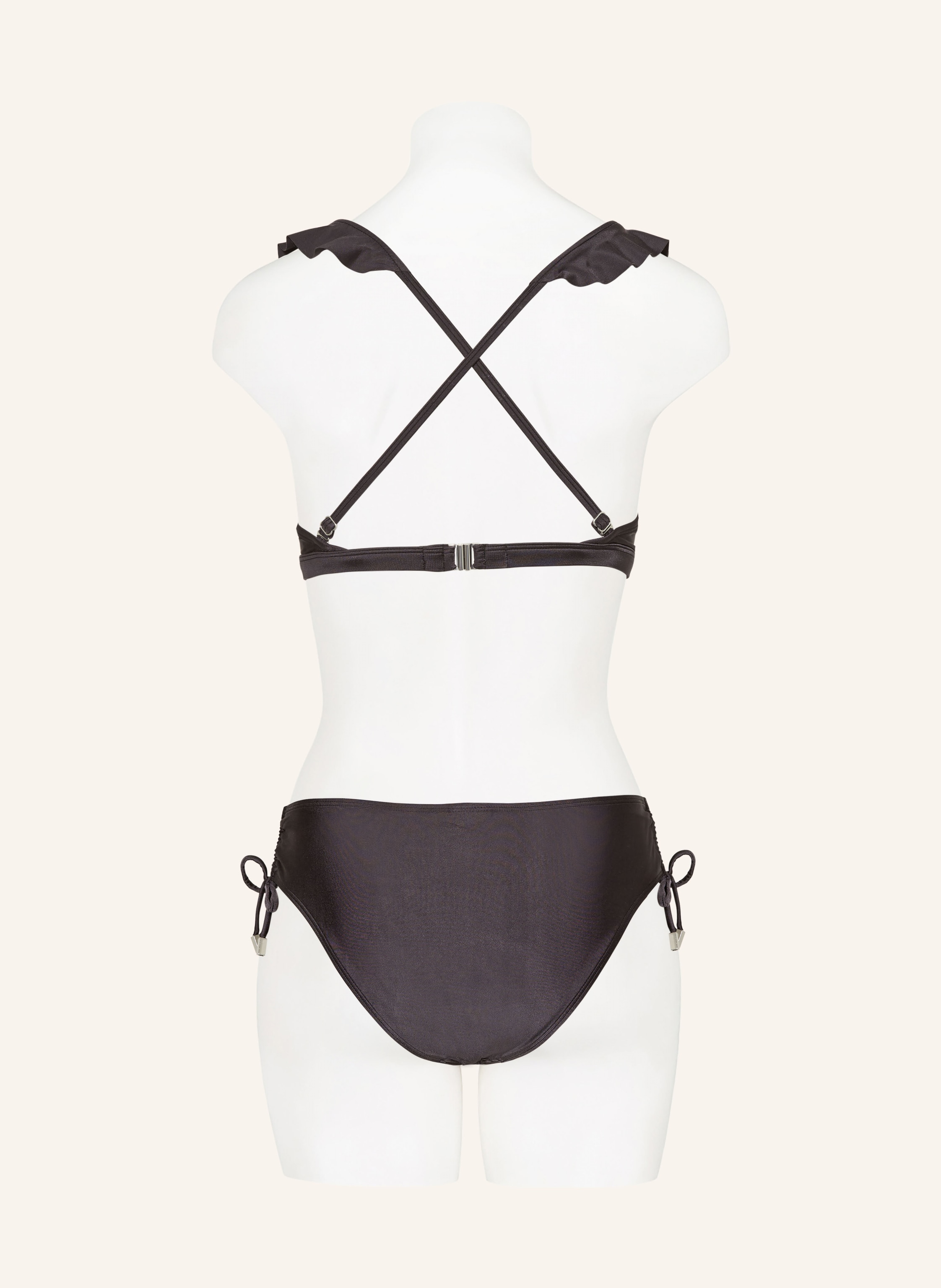 Thumbnail - Beachlife Bügel-Bikini-Top Dark Grey schwarz