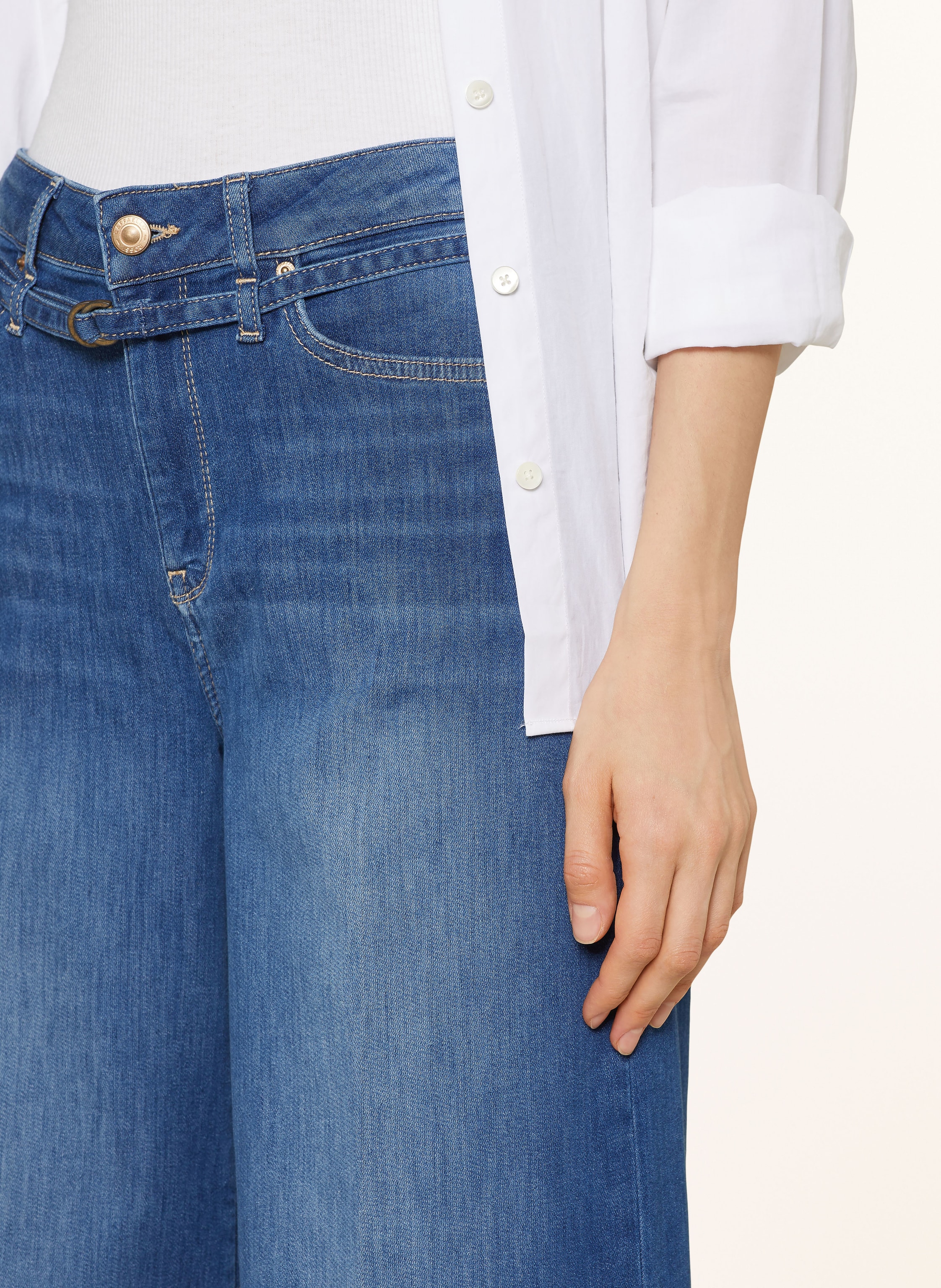 Thumbnail - Raffaello Rossi Flared Jeans Sventy B blau