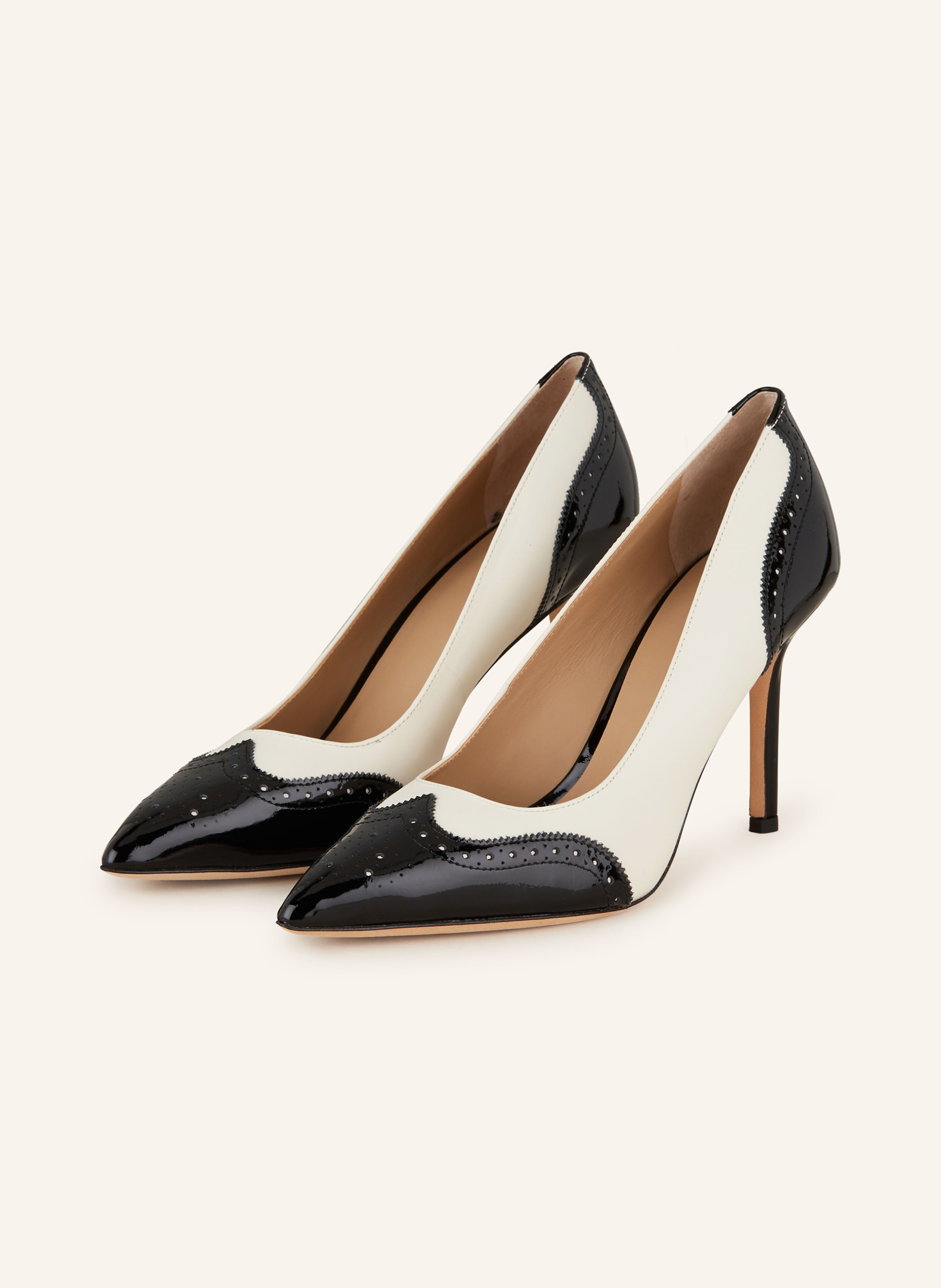 LAUREN RALPH LAUREN Pumps in white black