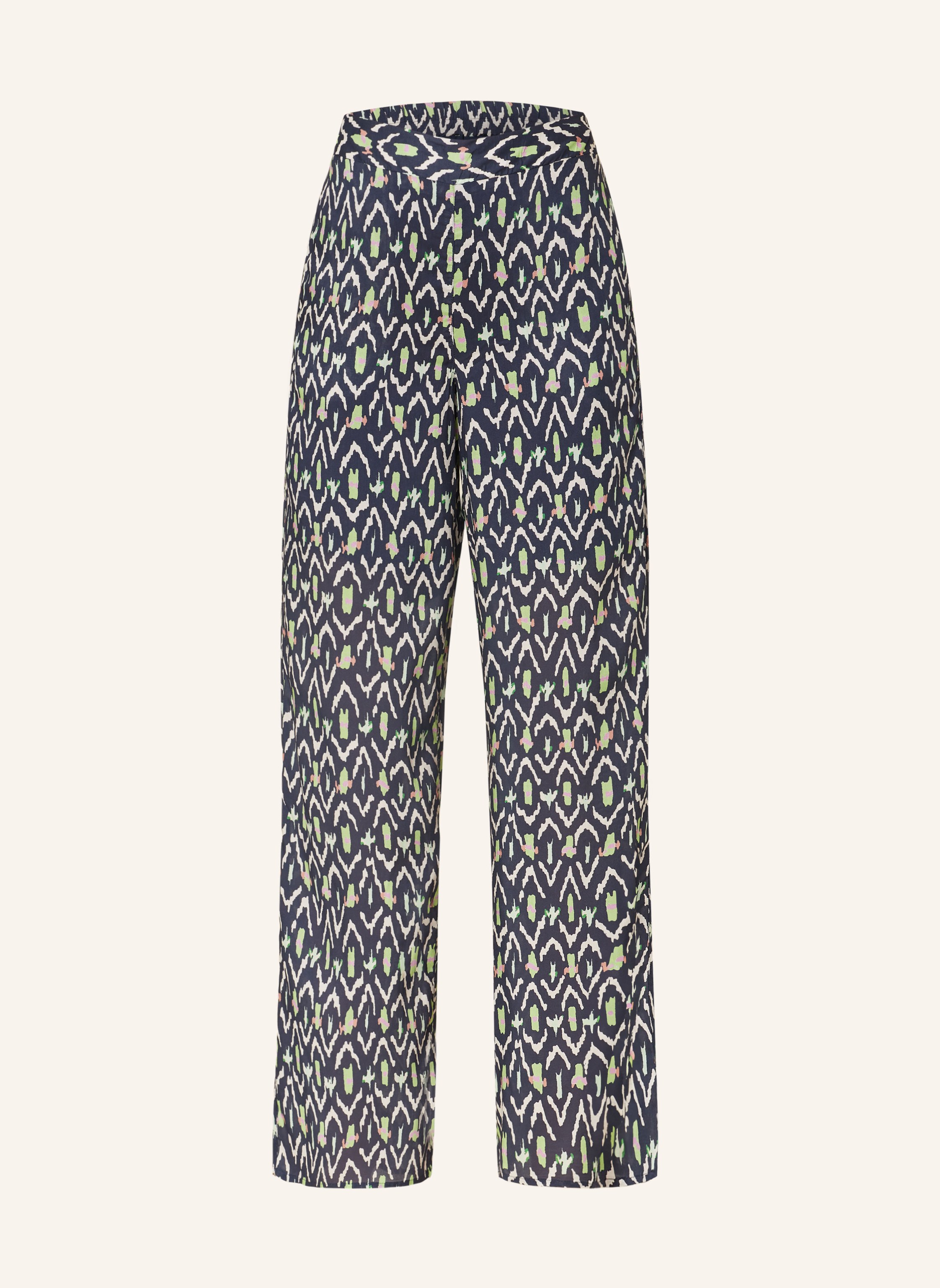 Lanius Hose Mit Seide blau