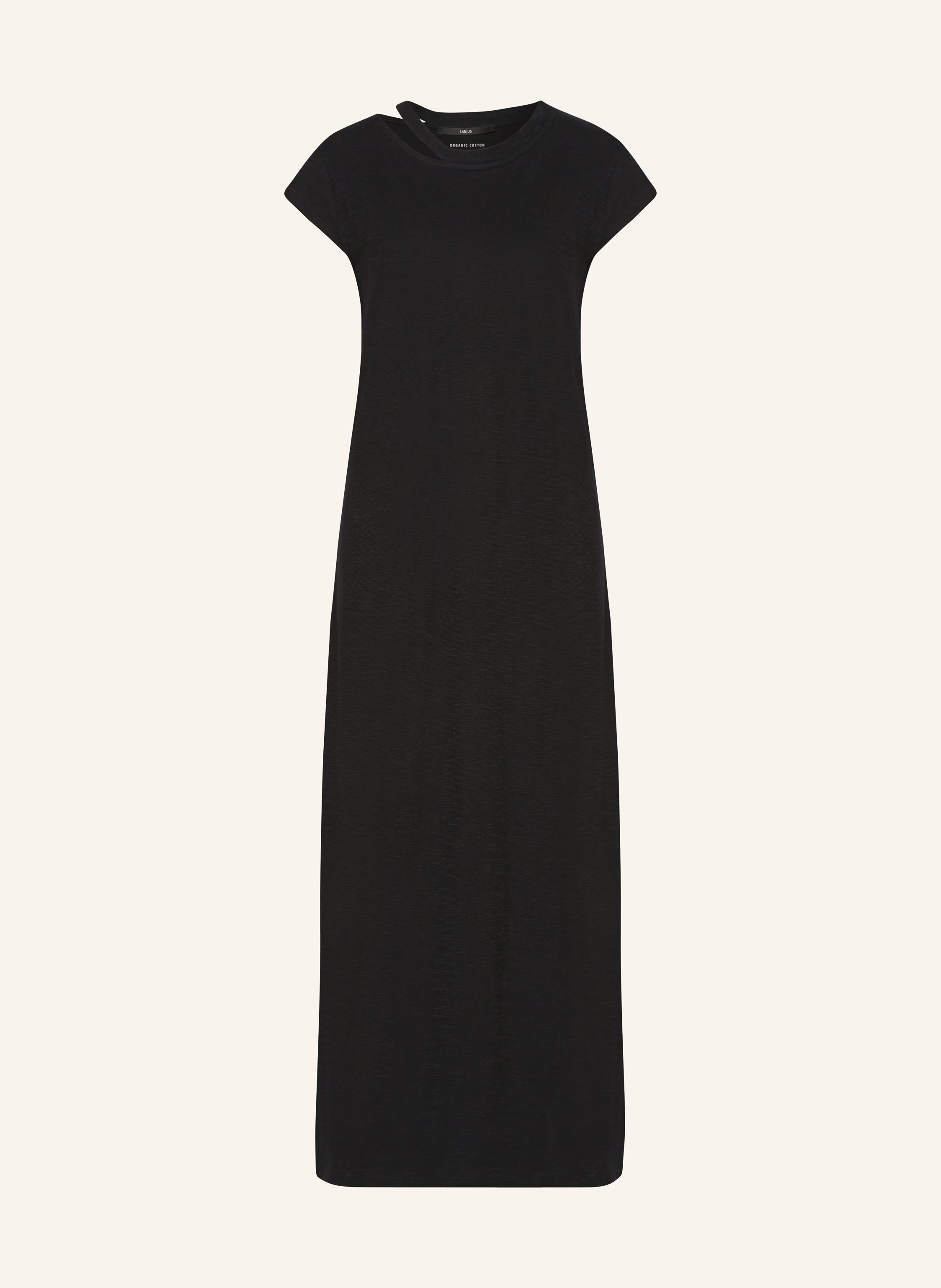 Lanius Jerseykleid Mit Cut-Out schwarz