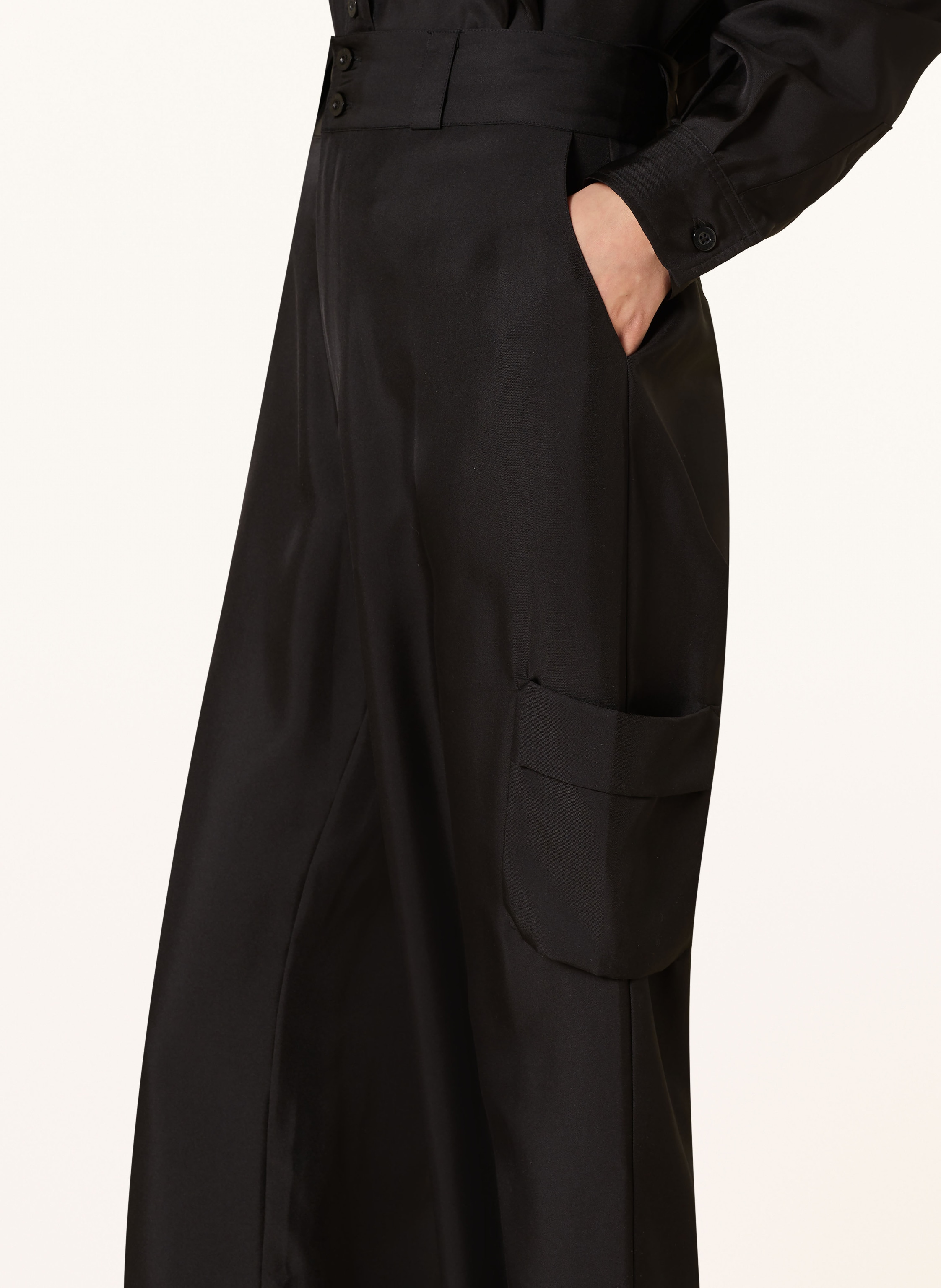 Thumbnail - Envelope 1976 Cargohose Amped Aus Seide schwarz