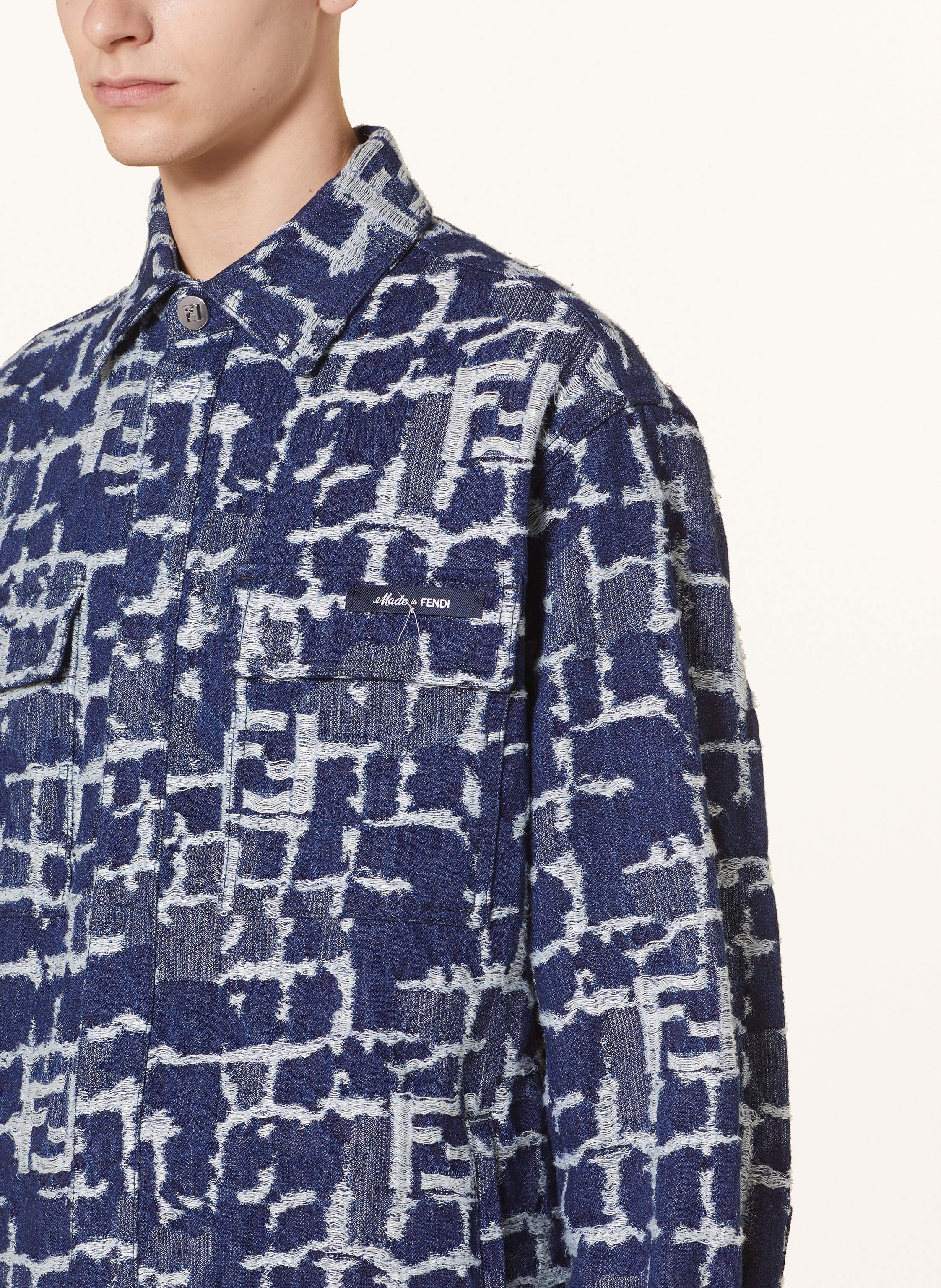 Thumbnail - Fendi Jeans-Overjacket blau