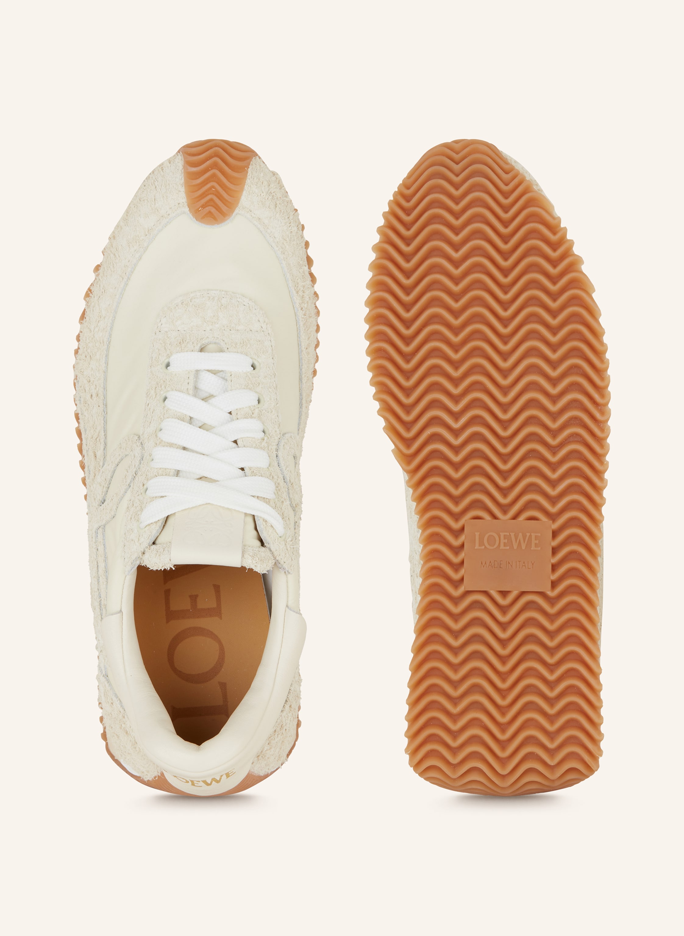 Loewe Sneaker Flow Runner weiss – Bild 2