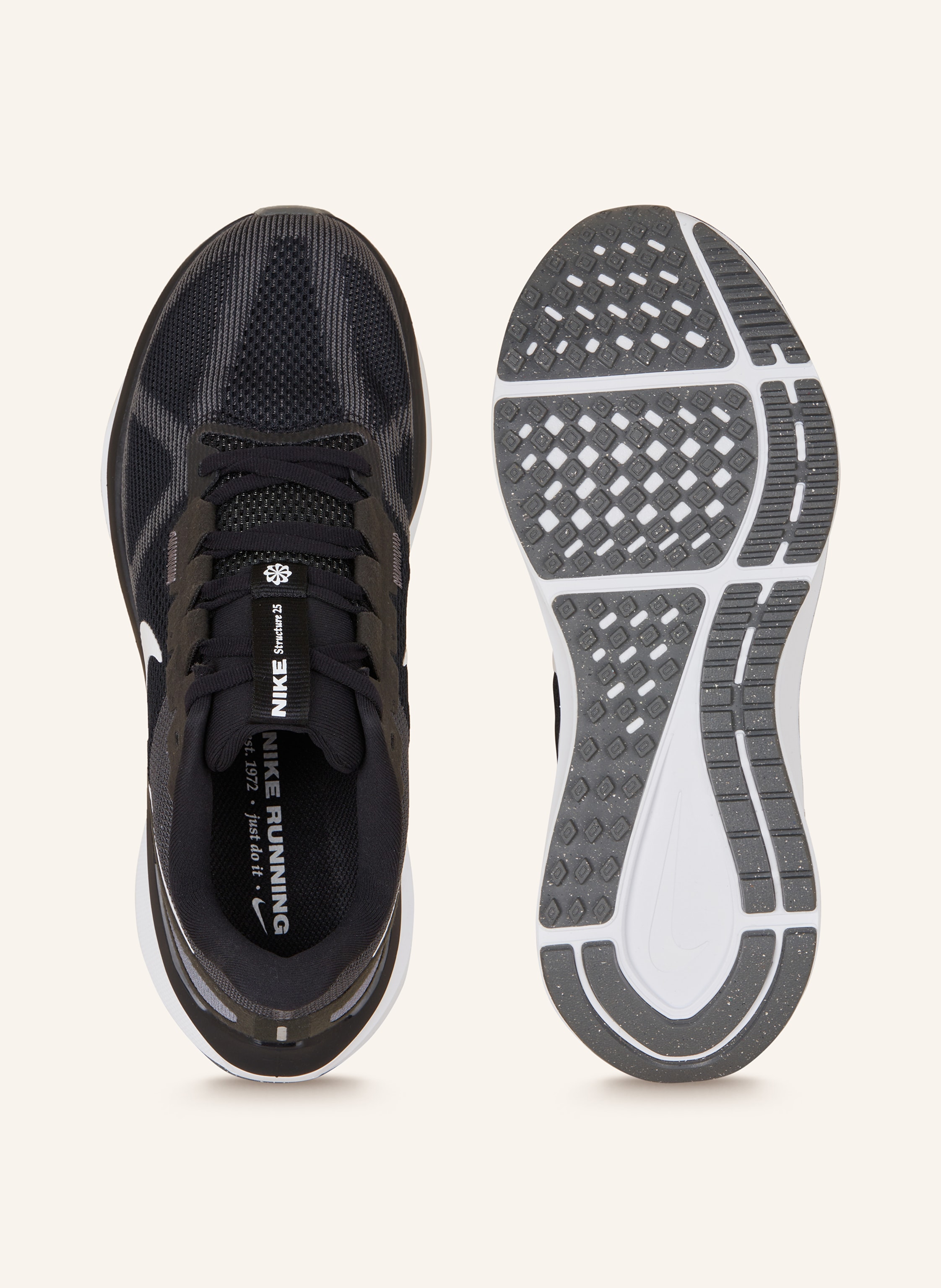 Thumbnail - Nike Laufschuhe Air Zoom Structure 25 schwarz