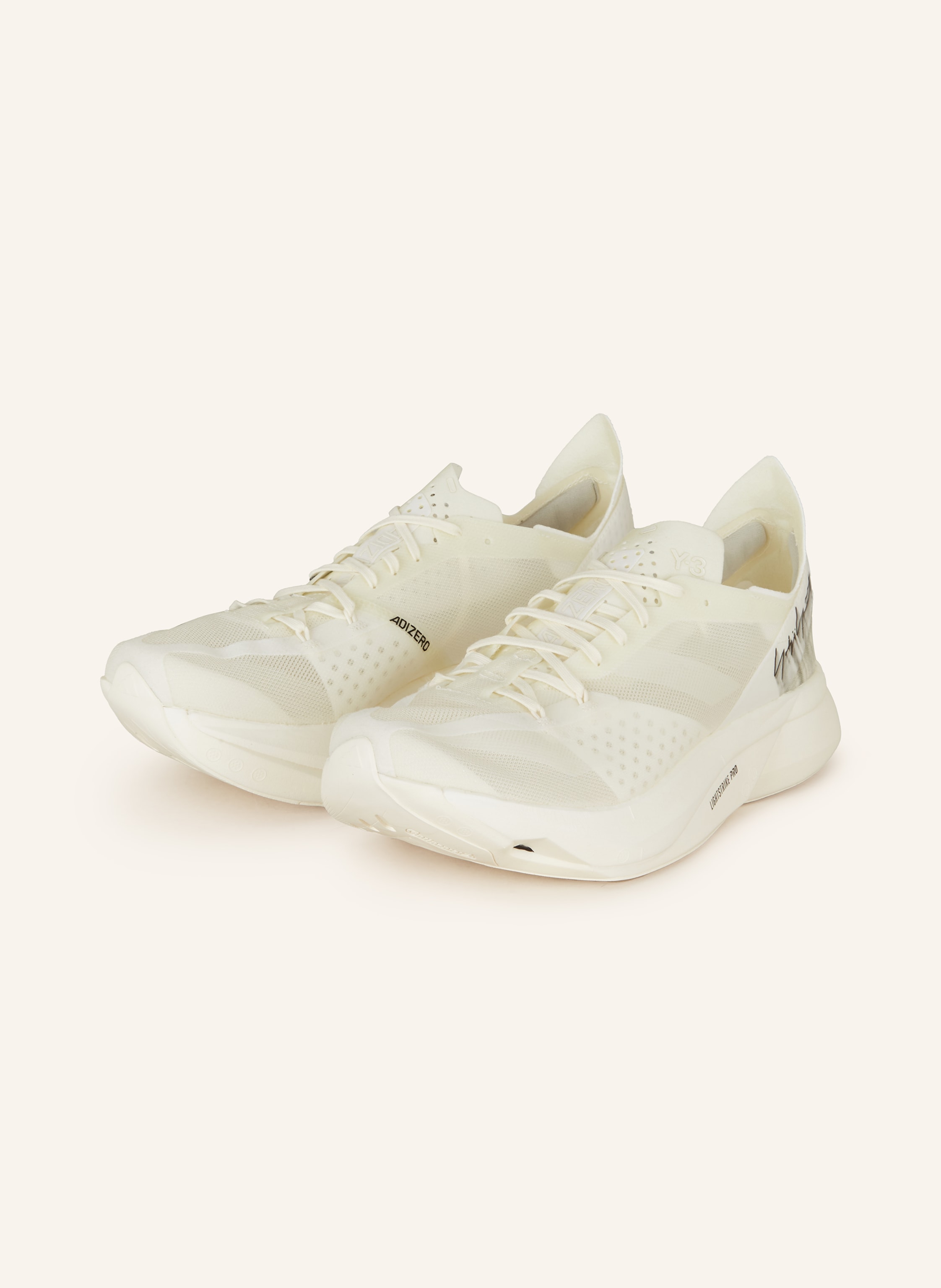Y 3 Running Shoes ADIOS PRO 3.0 in white black Officine Creative Hive 8 shoes Brown