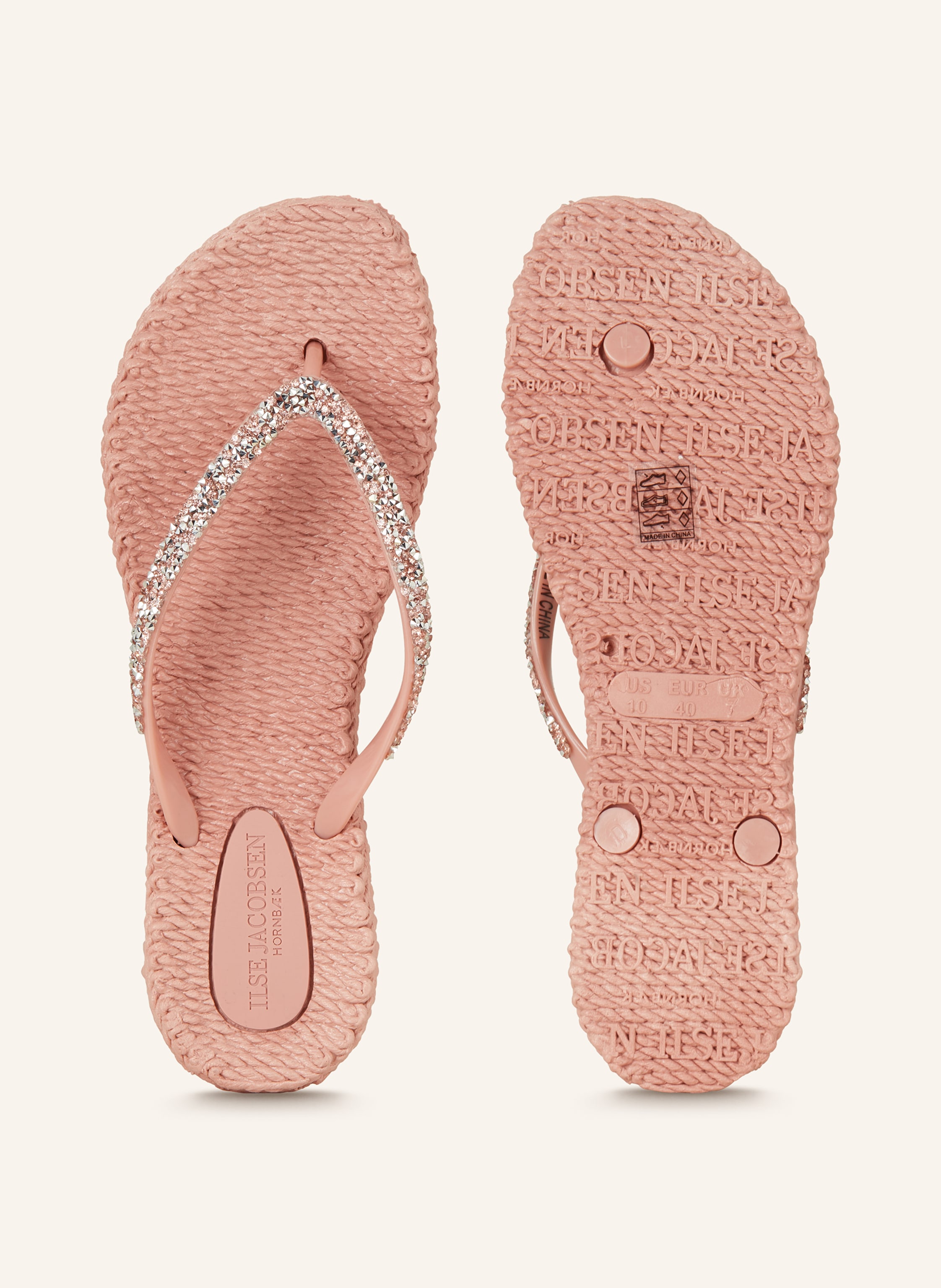 Thumbnail - Ilse Jacobsen Zehentrenner cheerful03g Mit Schmucksteinen rosa