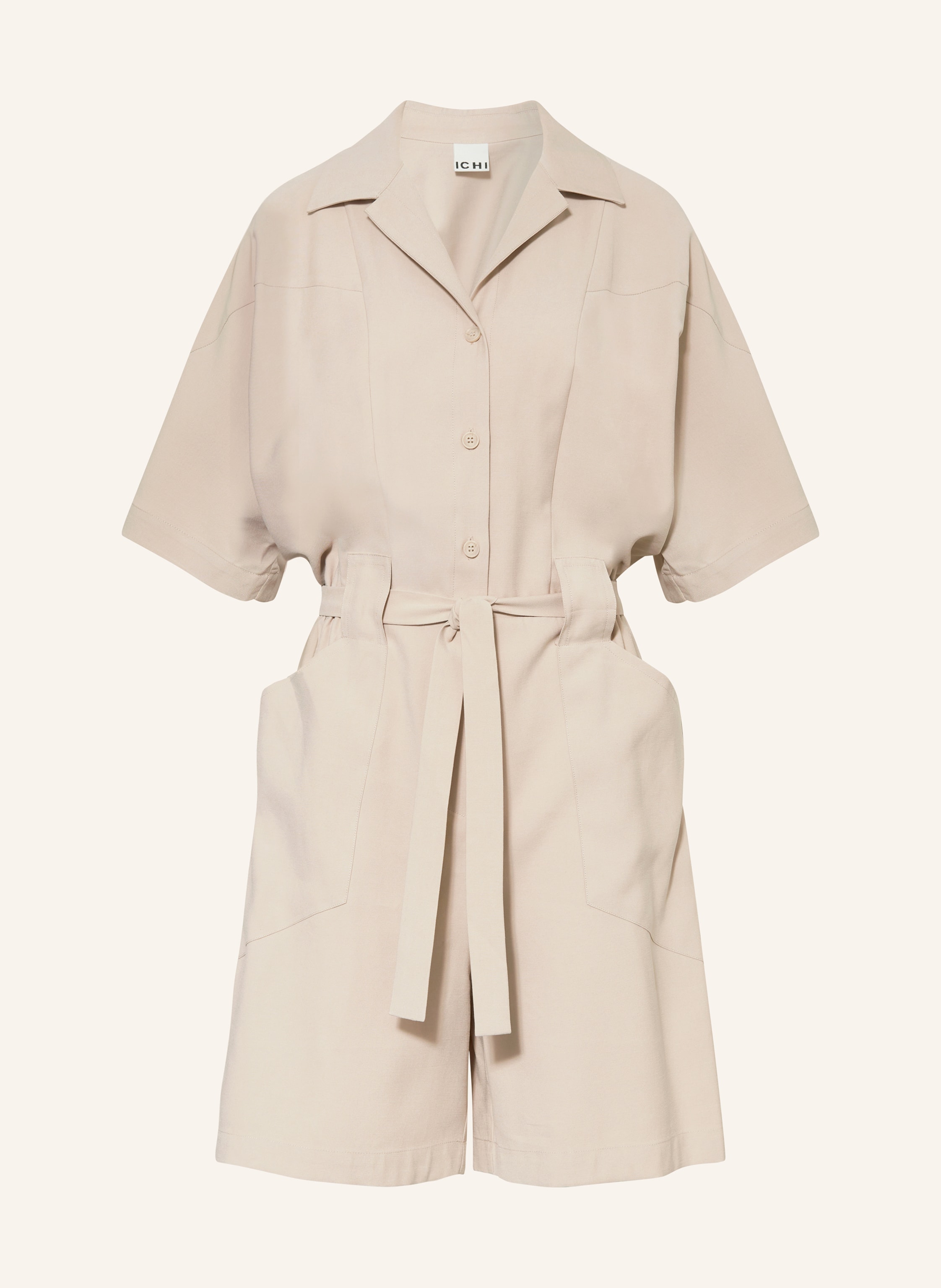 ICHI Jumpsuit IHRIVALY in beige