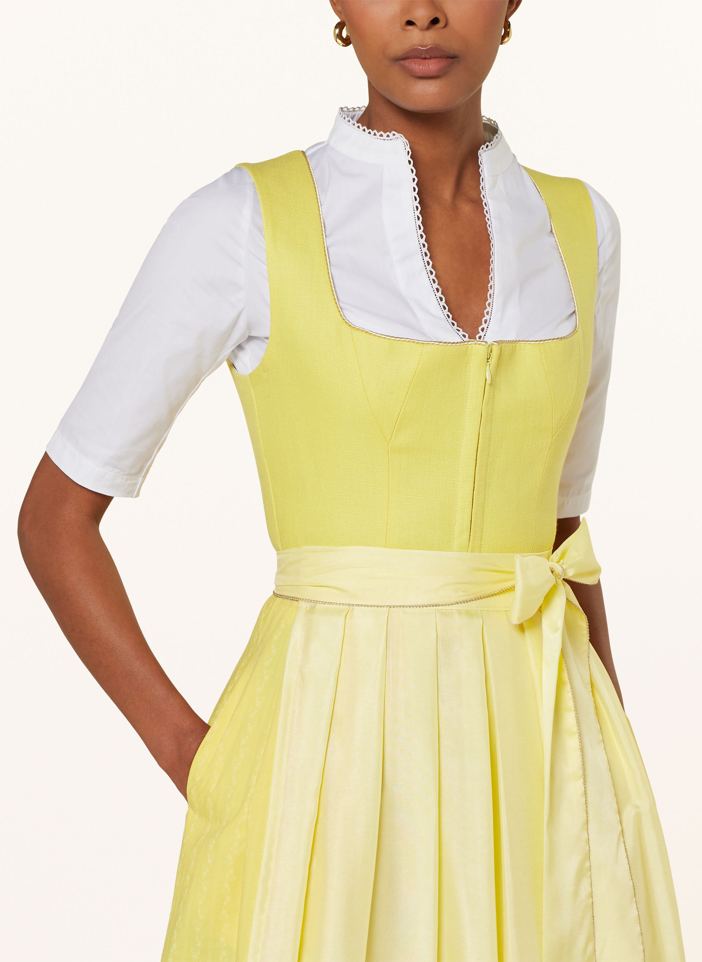 Thumbnail - Alpenherz Dirndl Sunny gelb