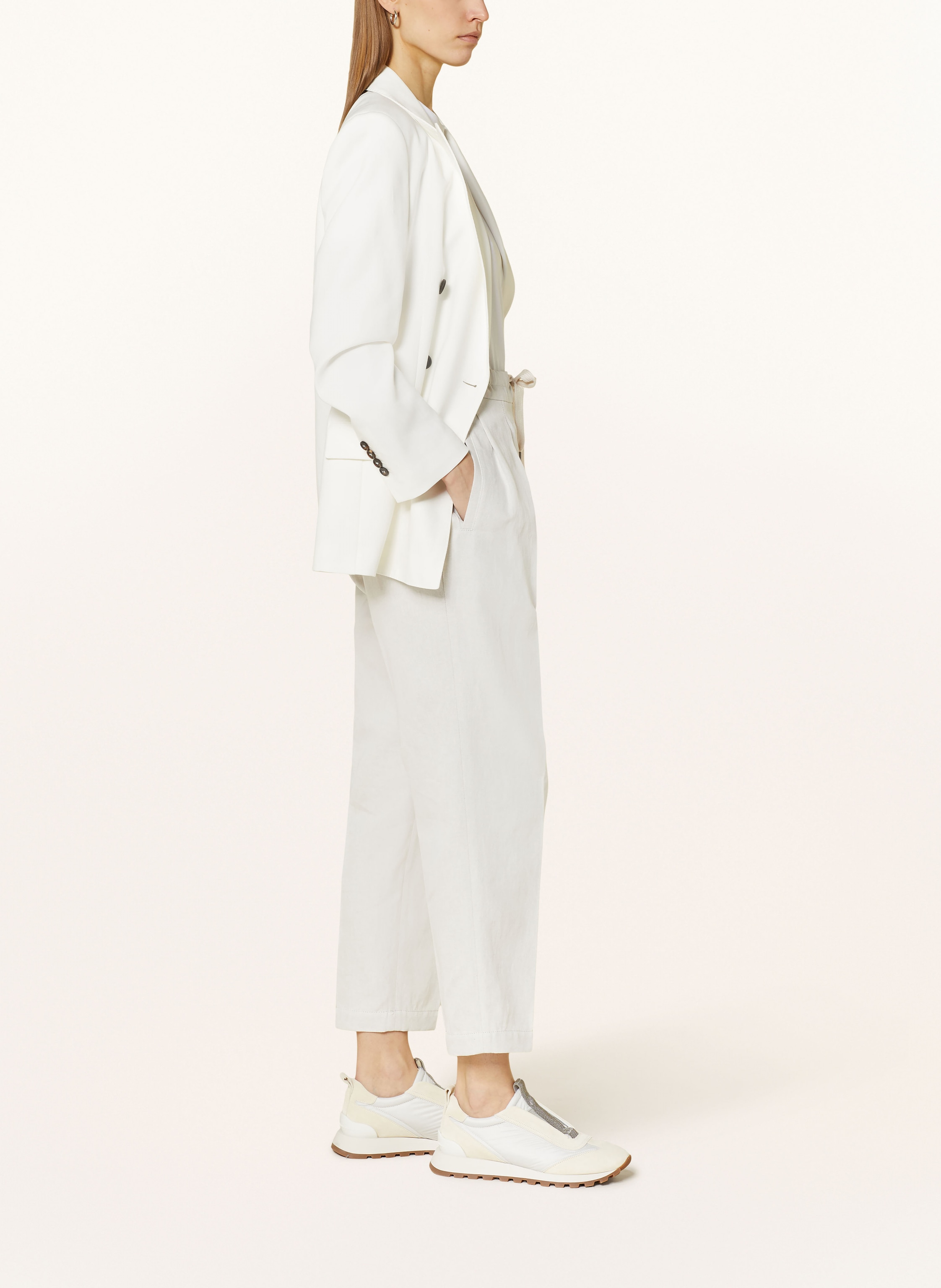 Thumbnail - Brunello Cucinelli Hose Im Jogging-Stil grau