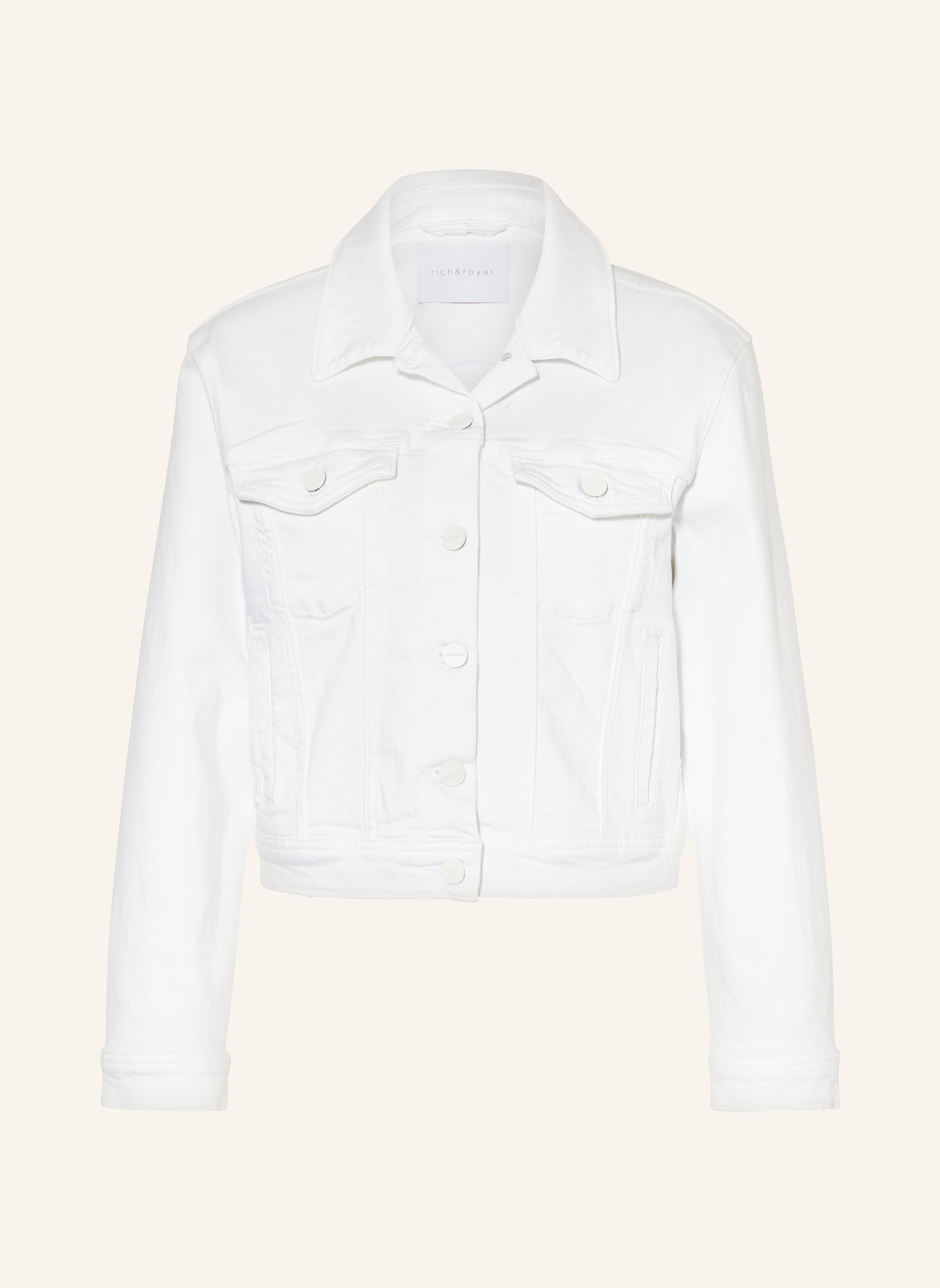 rich&royal Jeansjacke in weiss