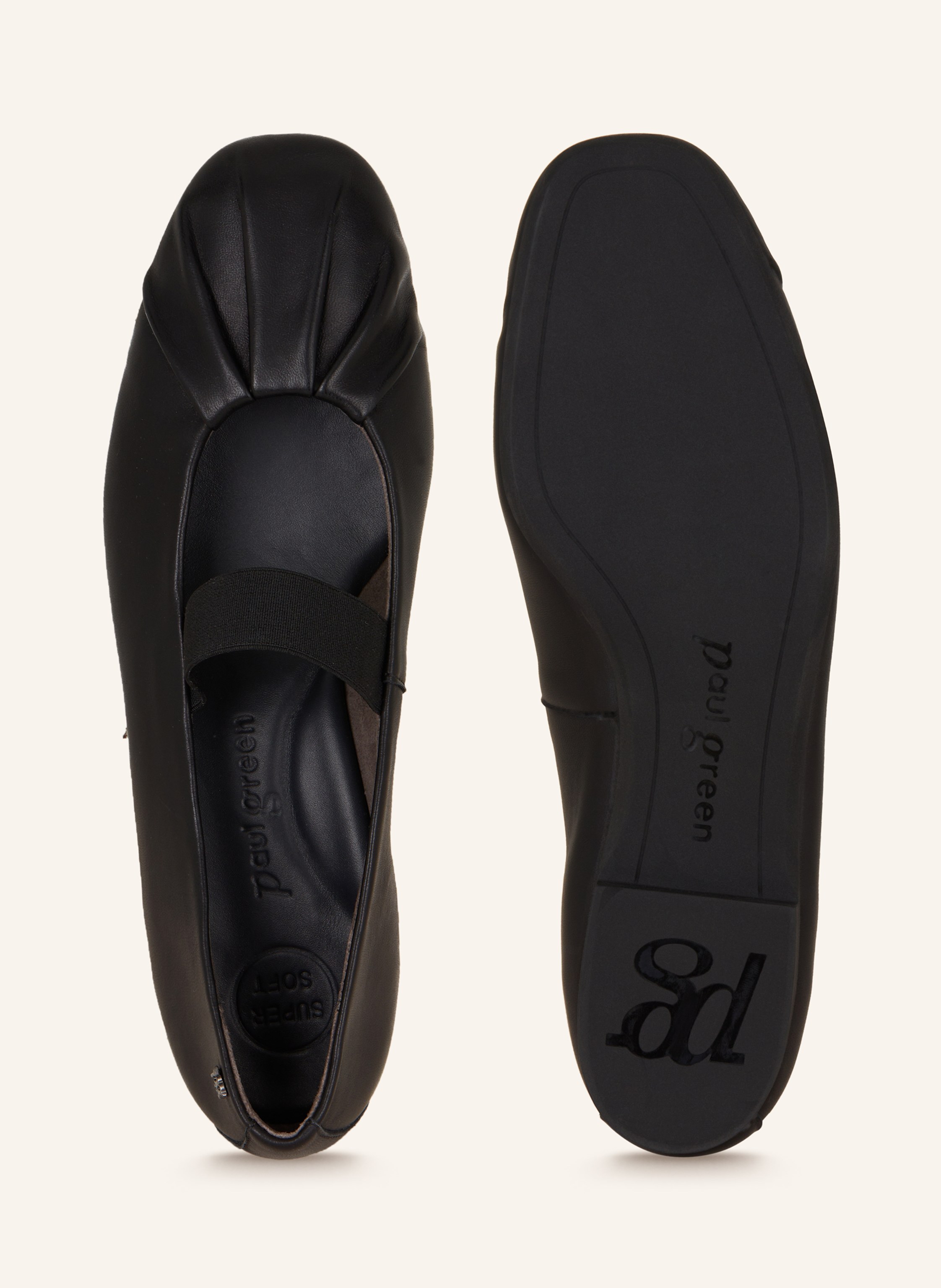 Paul Green Ballerinas schwarz – Bild 2