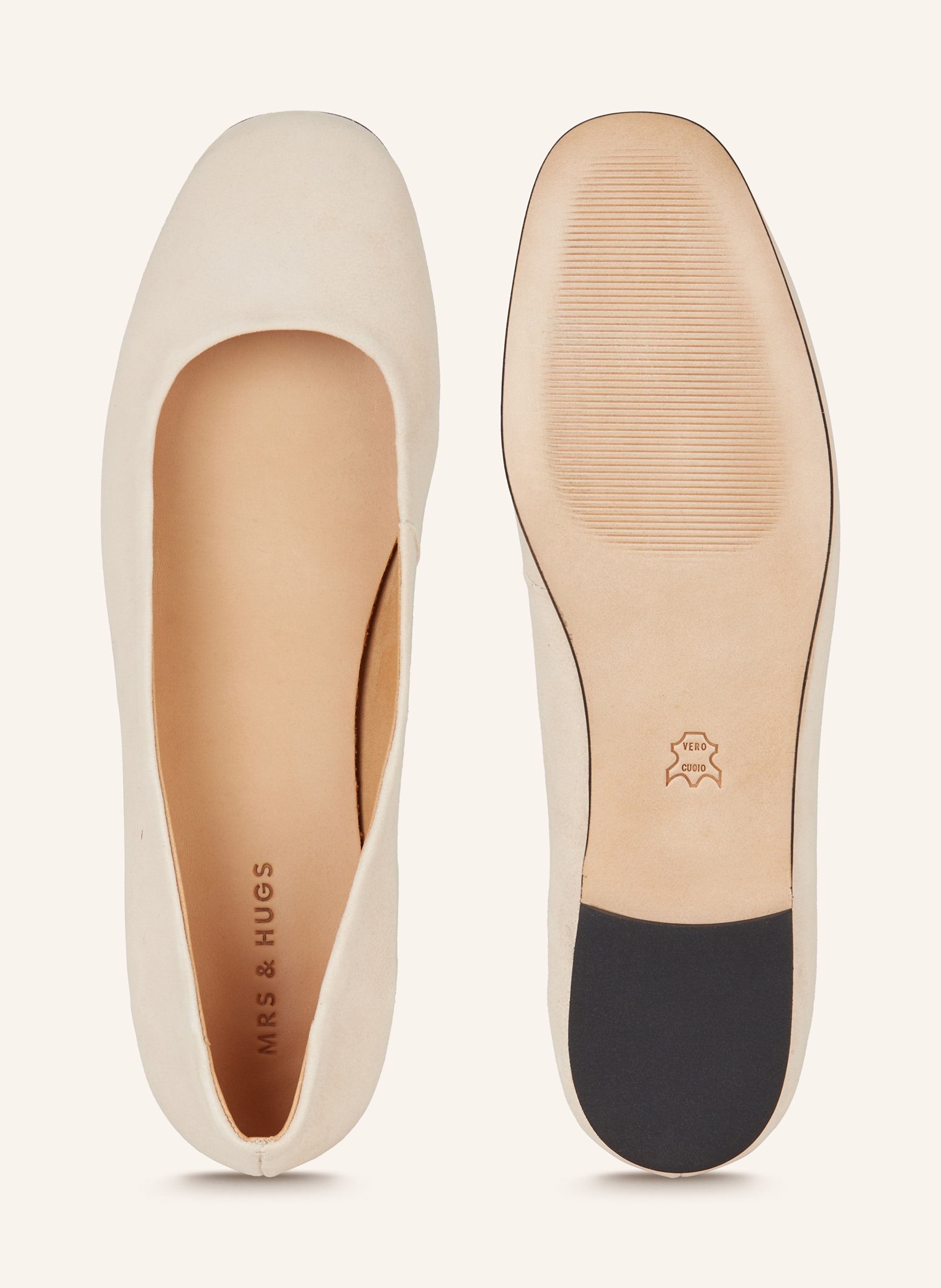 Mrs & Hugs Ballerinas beige – Bild 2