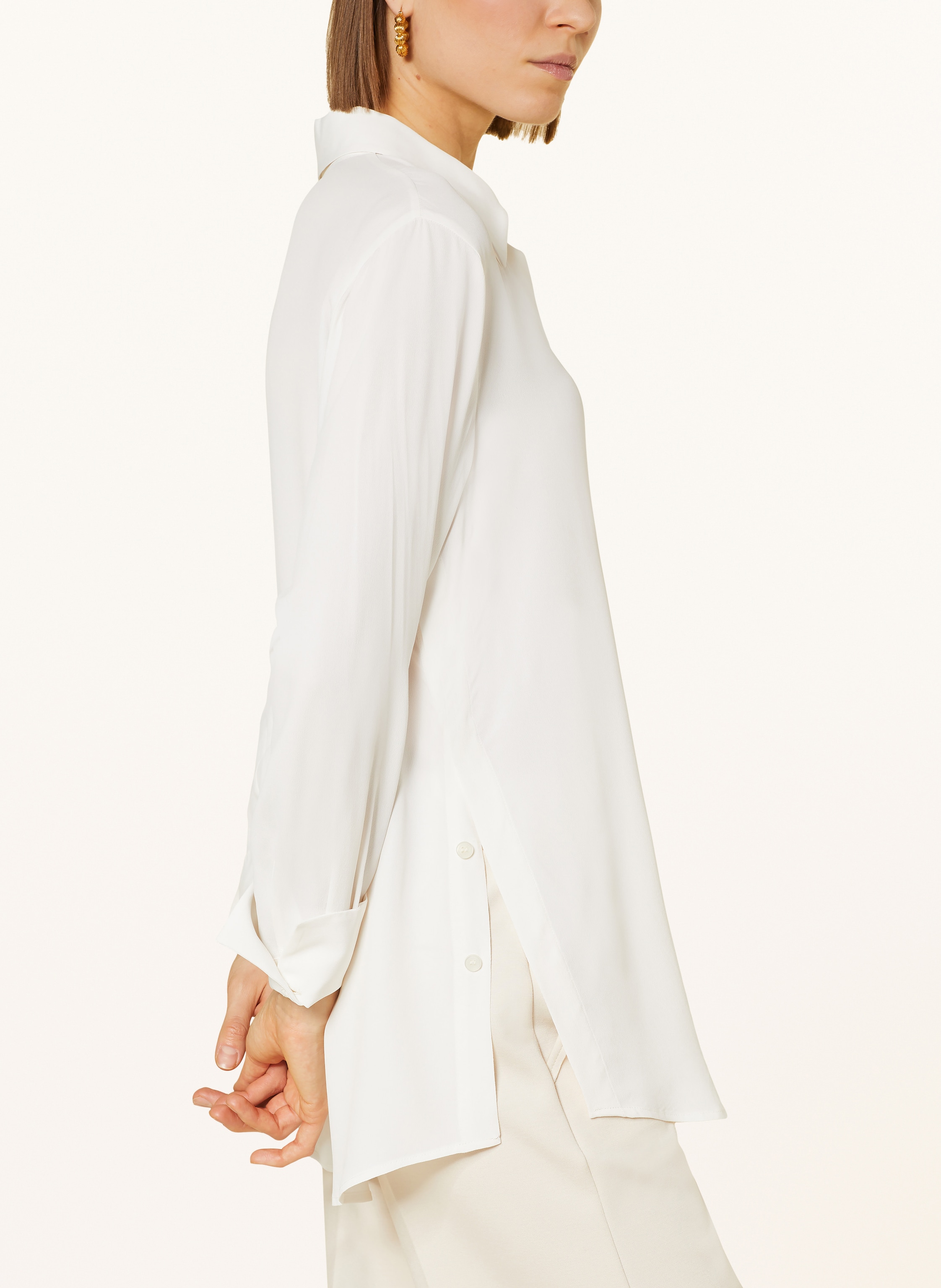 Thumbnail - Riani Hemdbluse Mit Seide weiss