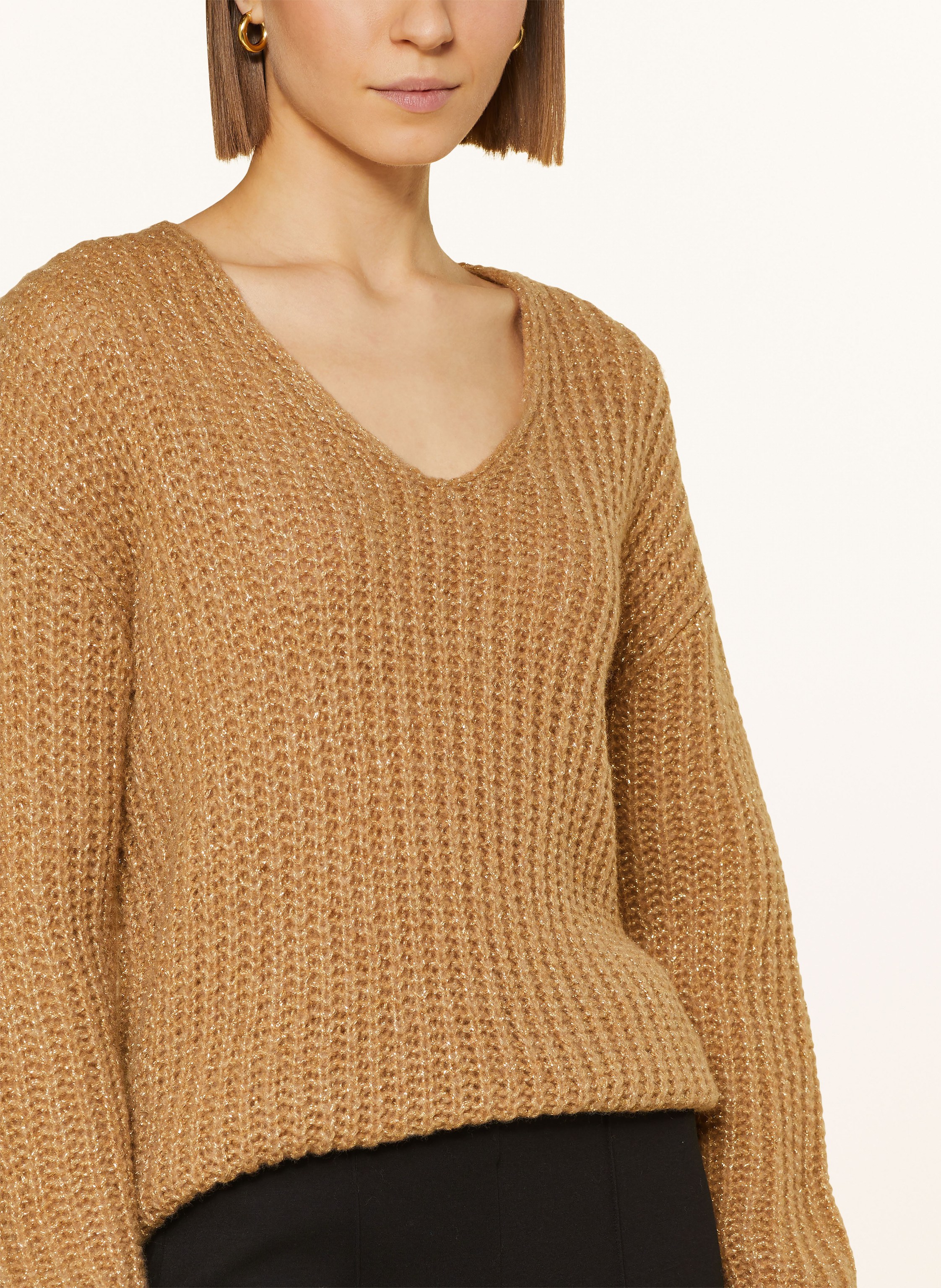 Thumbnail - Riani Pullover Mit Glitzergarn beige