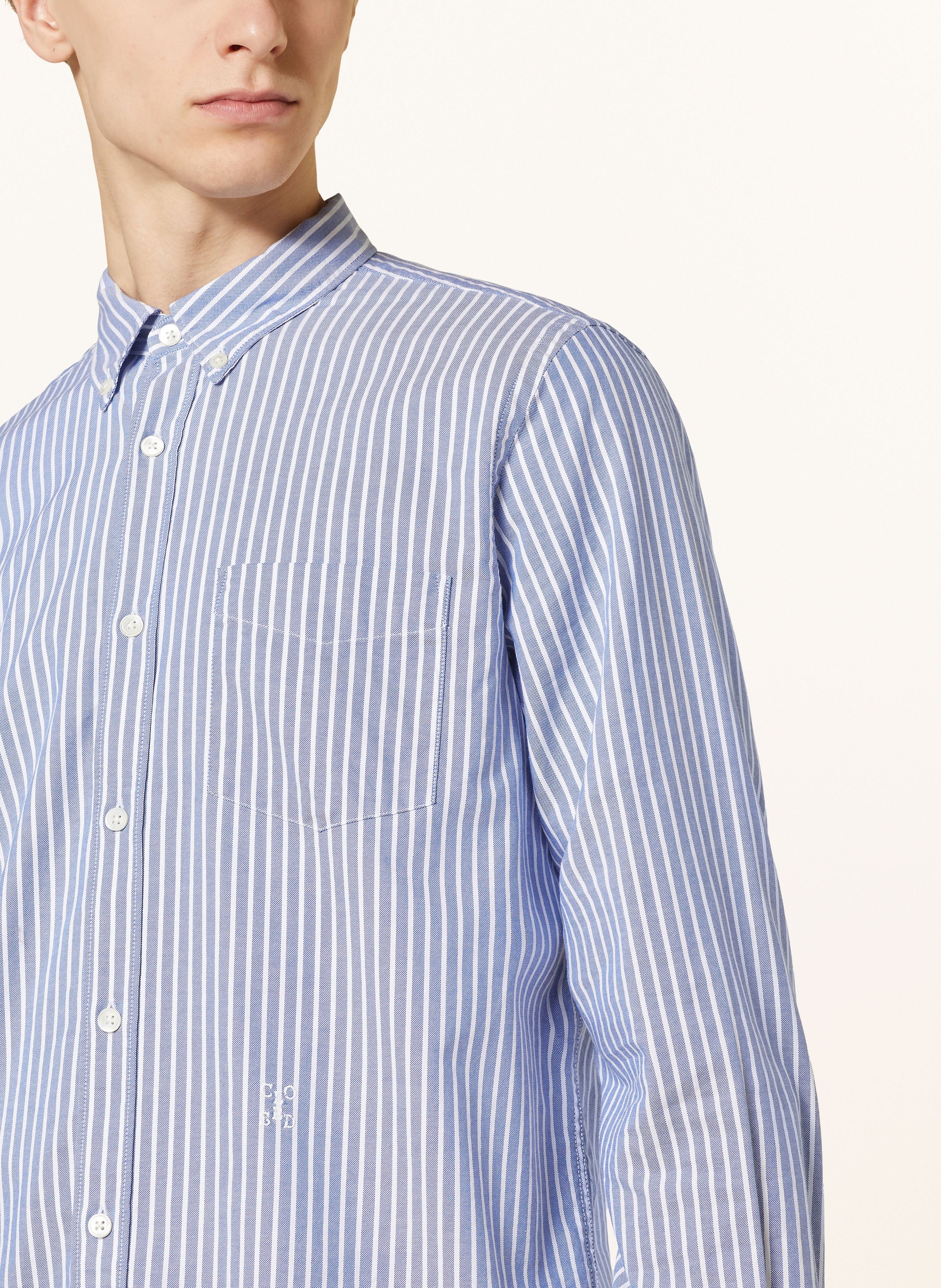 Thumbnail - Closed Oxfordhemd Comfort Fit blau