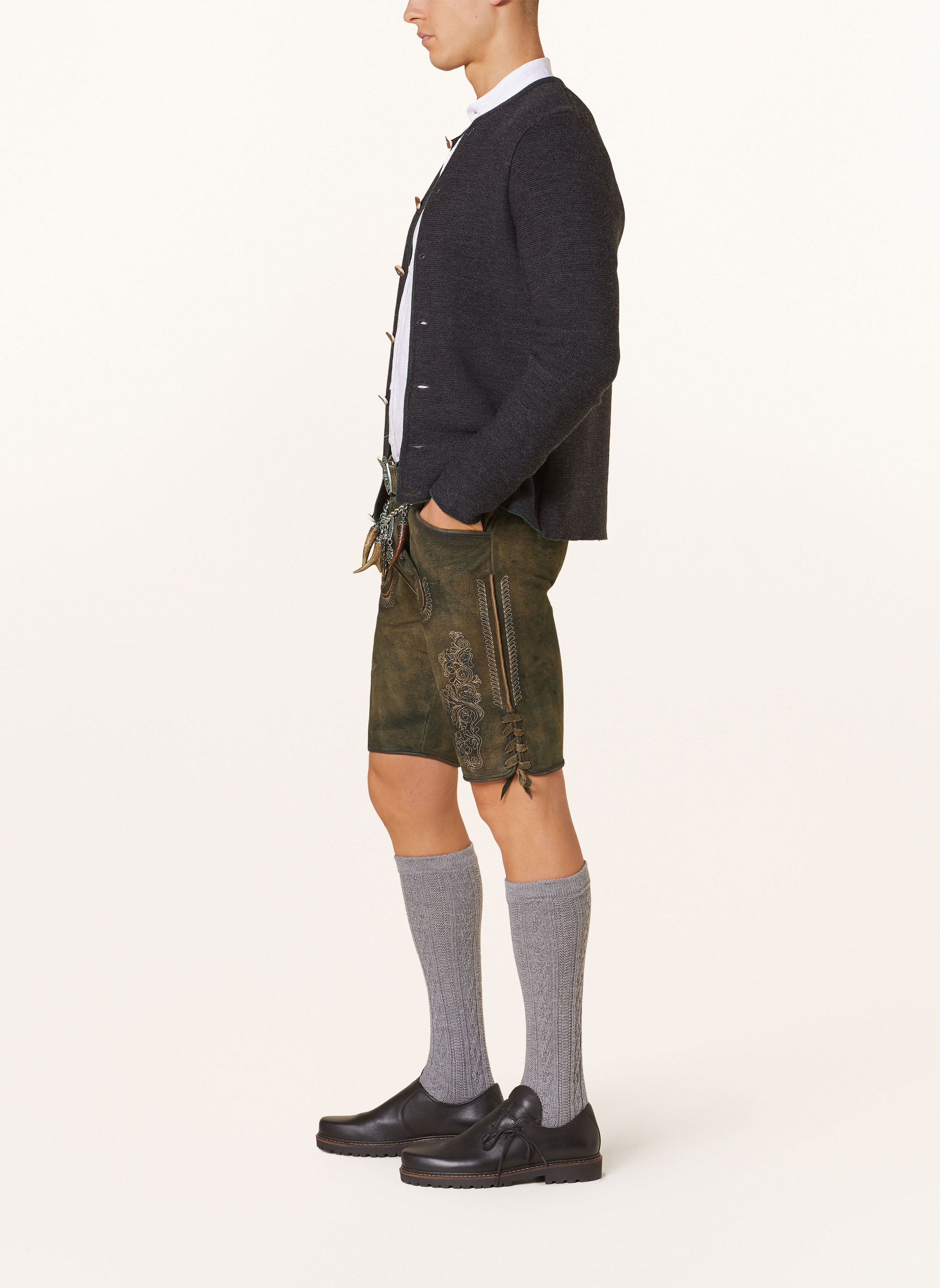 Thumbnail - Hirscher Trachten-Lederhose Kufstein braun