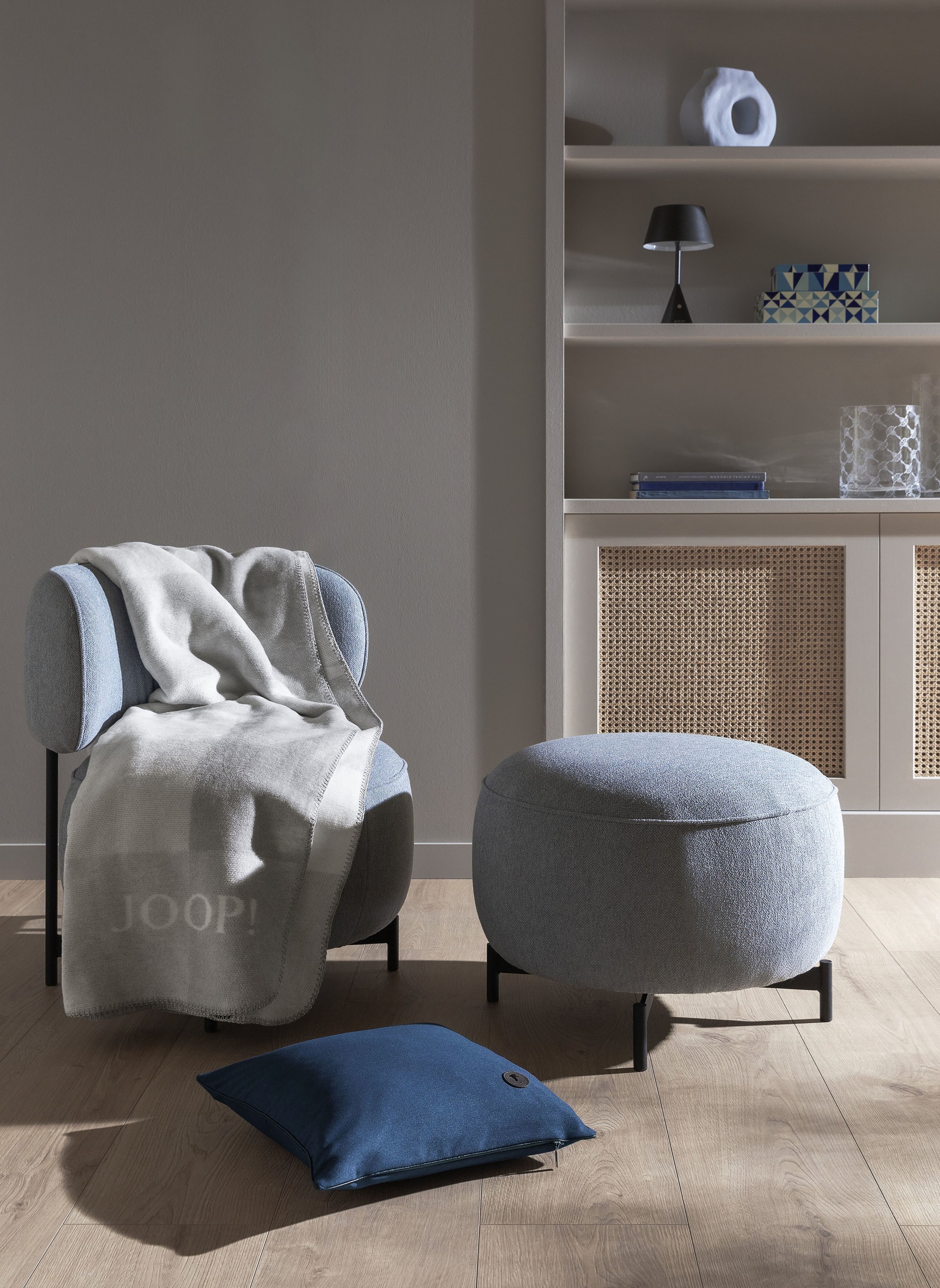 Thumbnail - Joop! Dekokissenhülle J!Essential blau