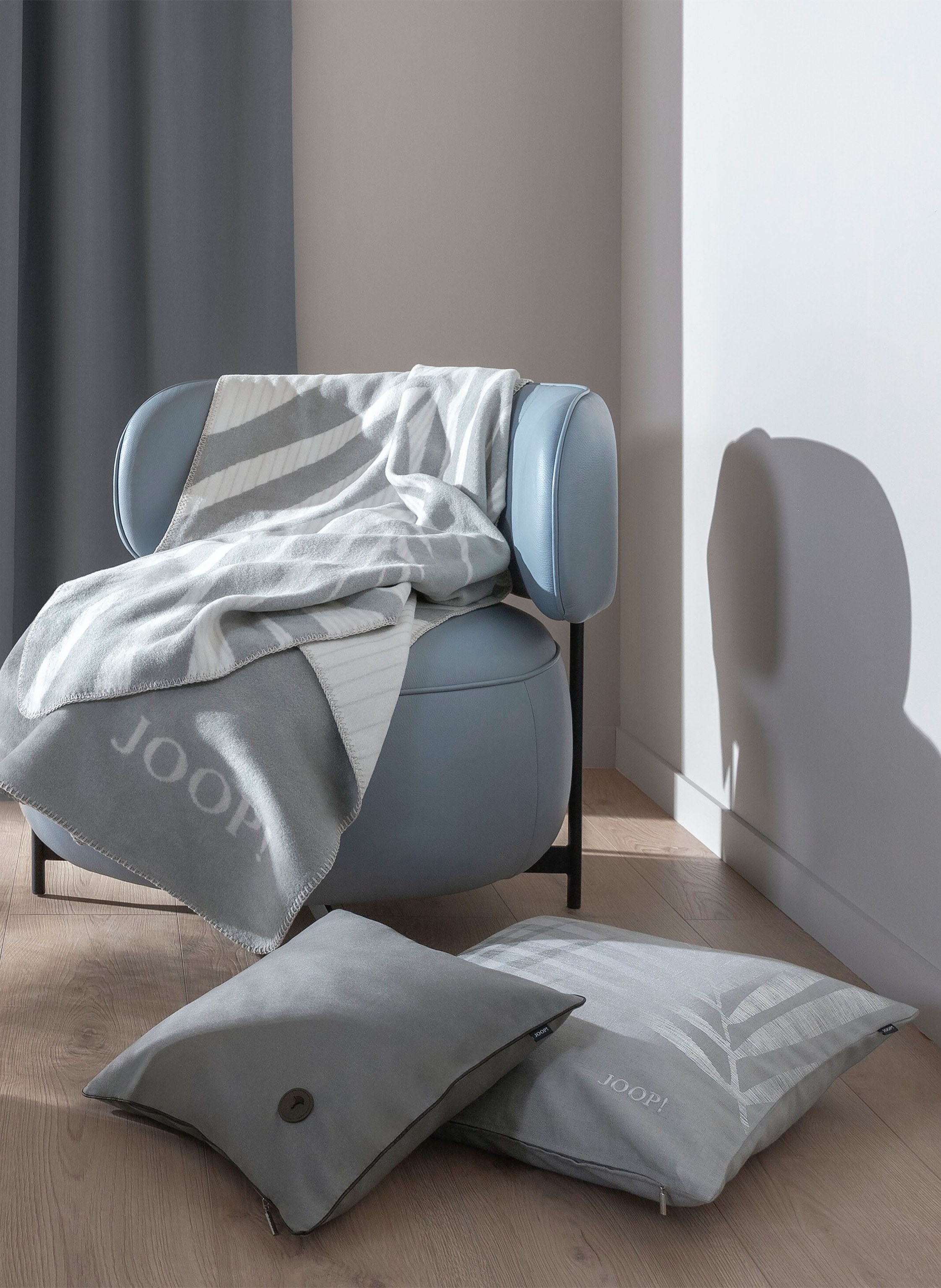 Thumbnail - Joop! Dekokissenhülle J!Fine grau