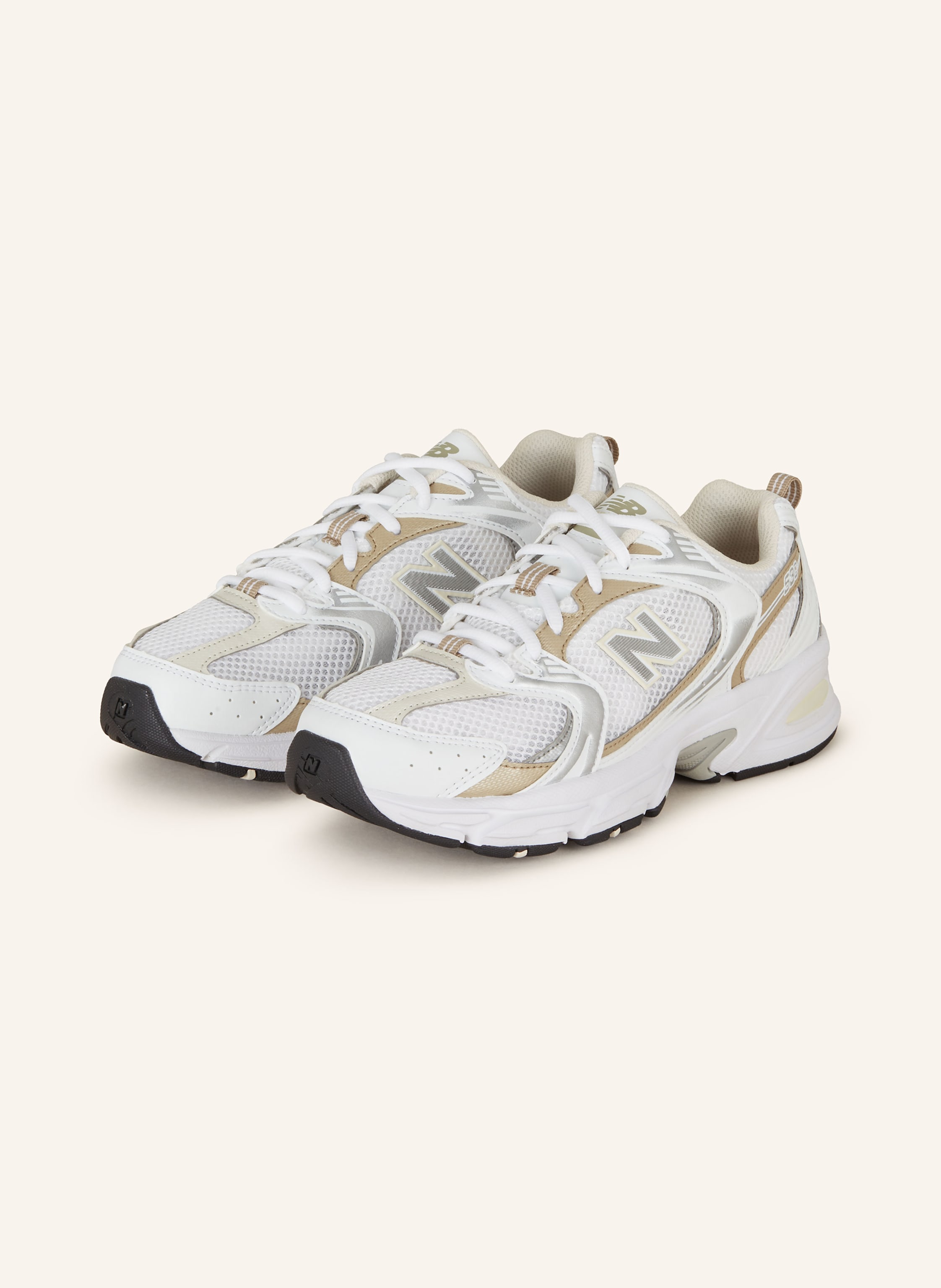 New balance gold weiß clearance