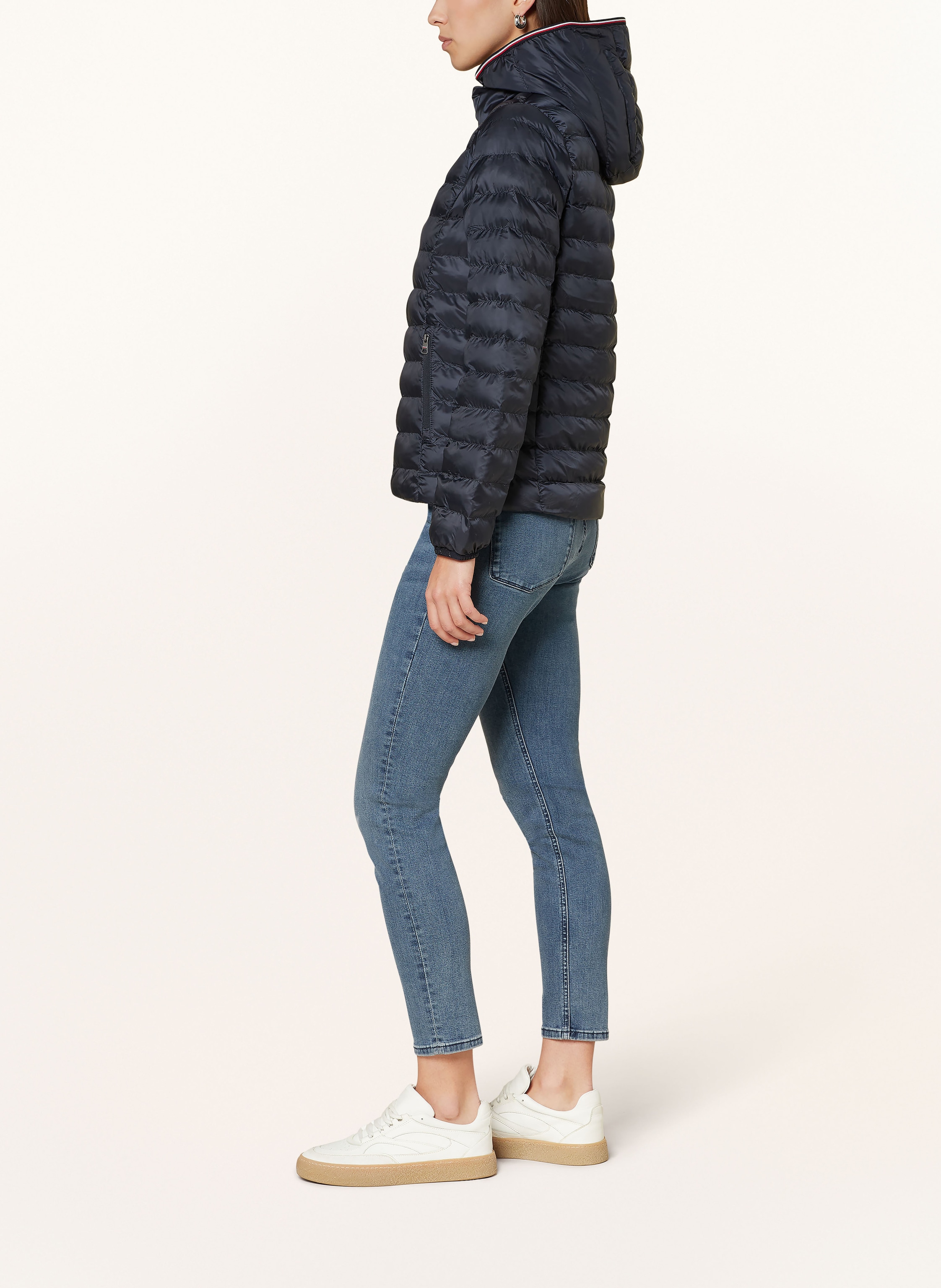 Thumbnail - Tommy Hilfiger Steppjacke Mit Abnehmbarer Kapuze blau