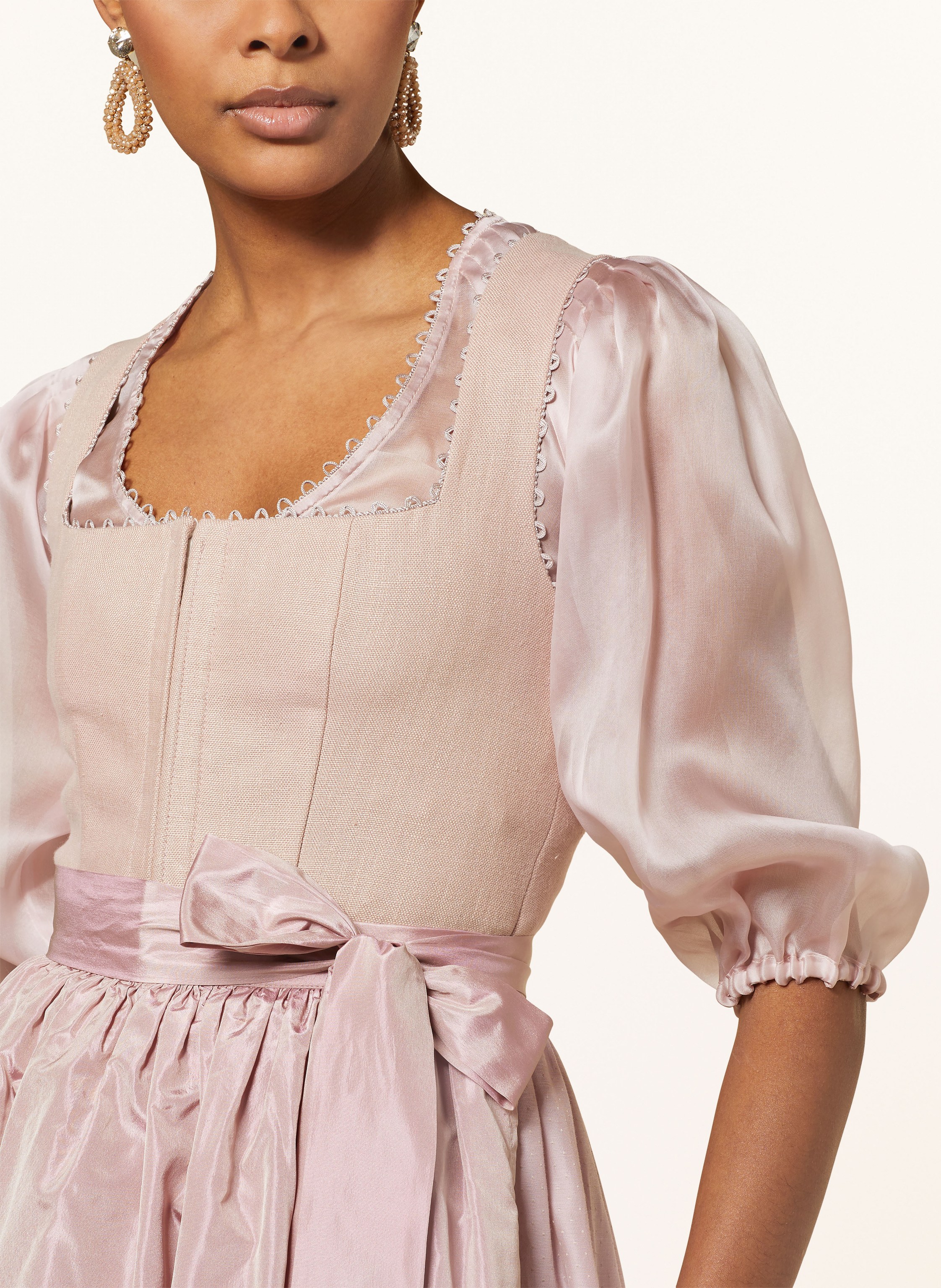 Thumbnail - Kinga Mathe Dirndl München Mit Leinen rosa
