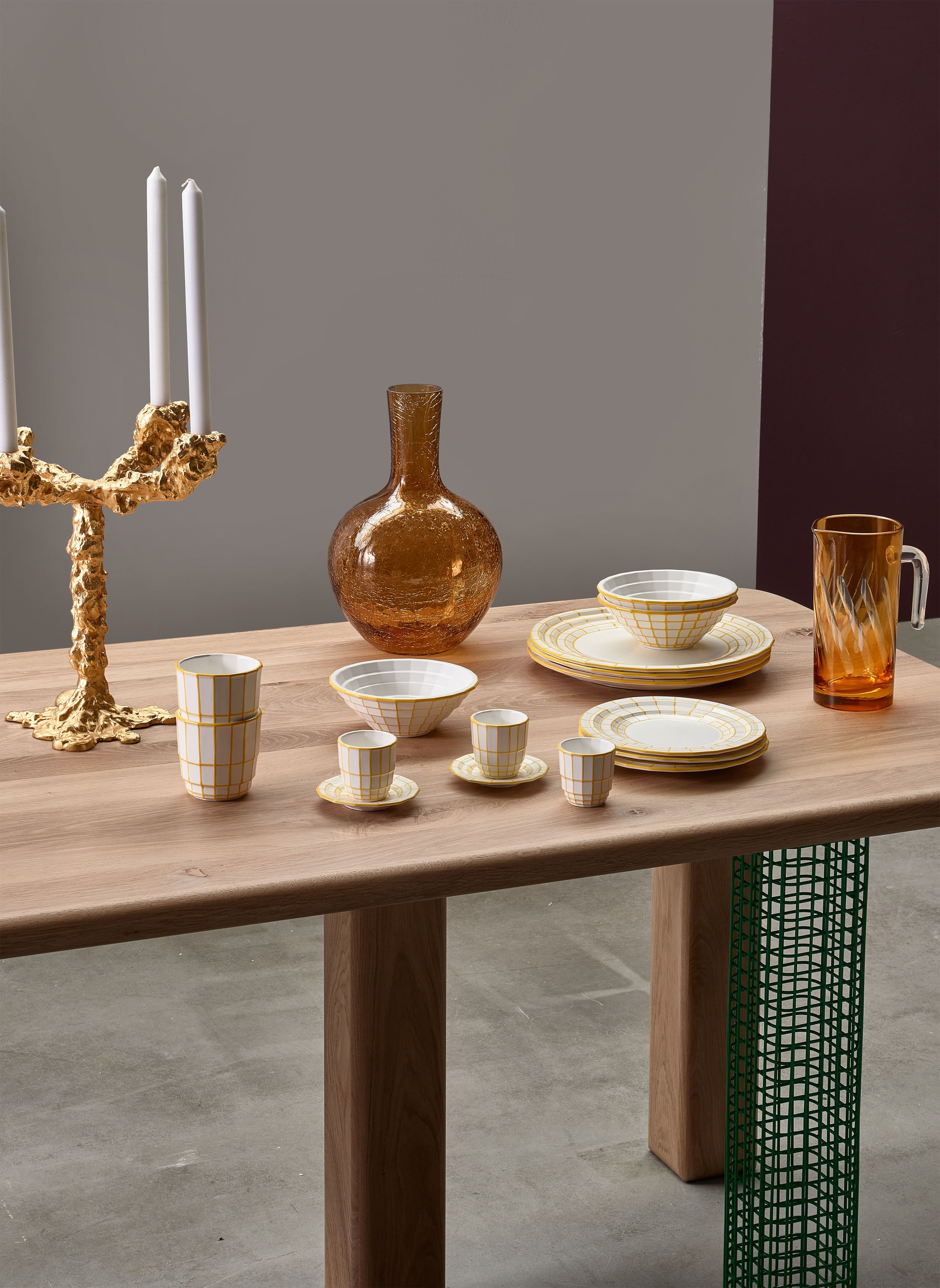 Thumbnail - Polspotten Vase Ball Body S gelb